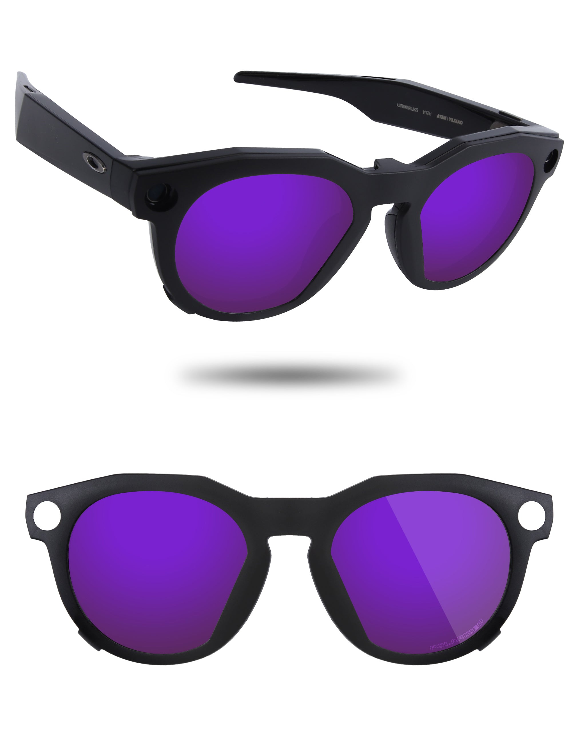 Plum Purple FlashMirror™-Black