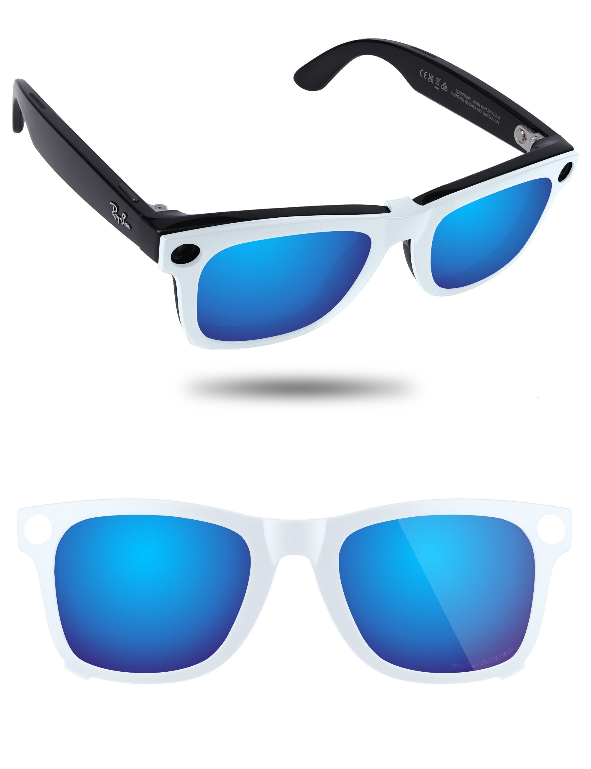 Sky Blue FlashMirror™-White