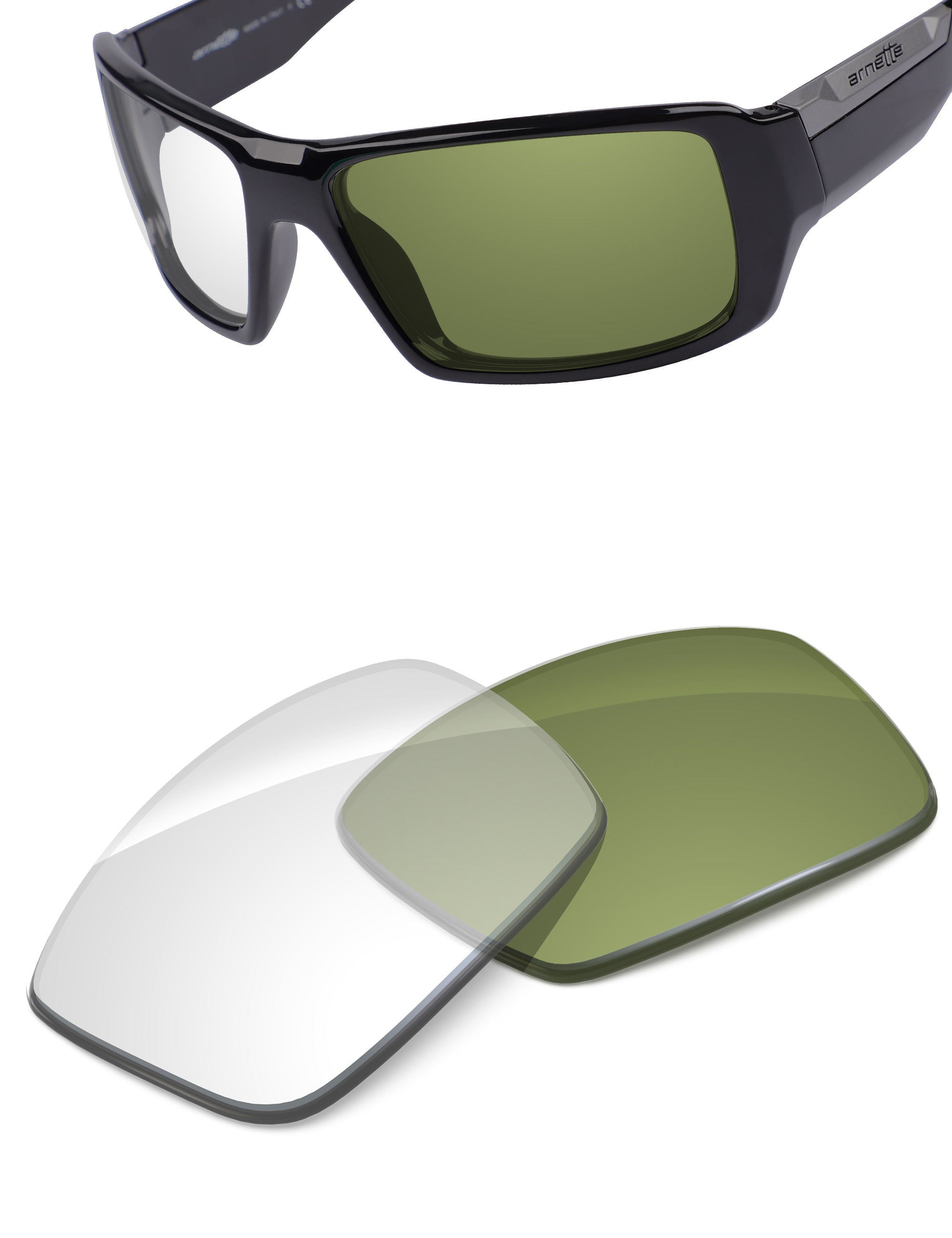 Adapt Green Photochromic Blue Light Blocking-Non-Polarized