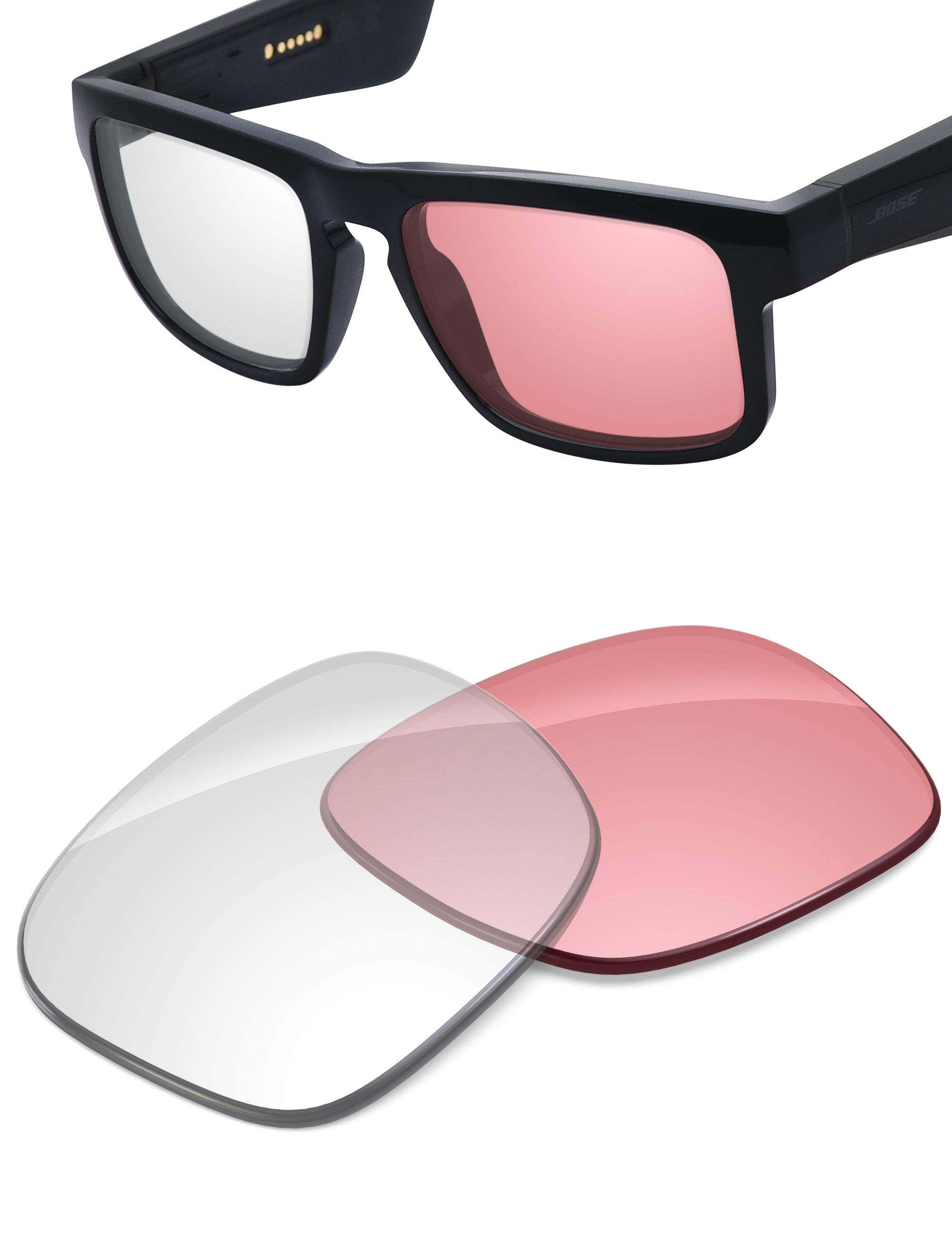 Adapt Pink Photochromic Blue Light Blocking-Non-Polarized