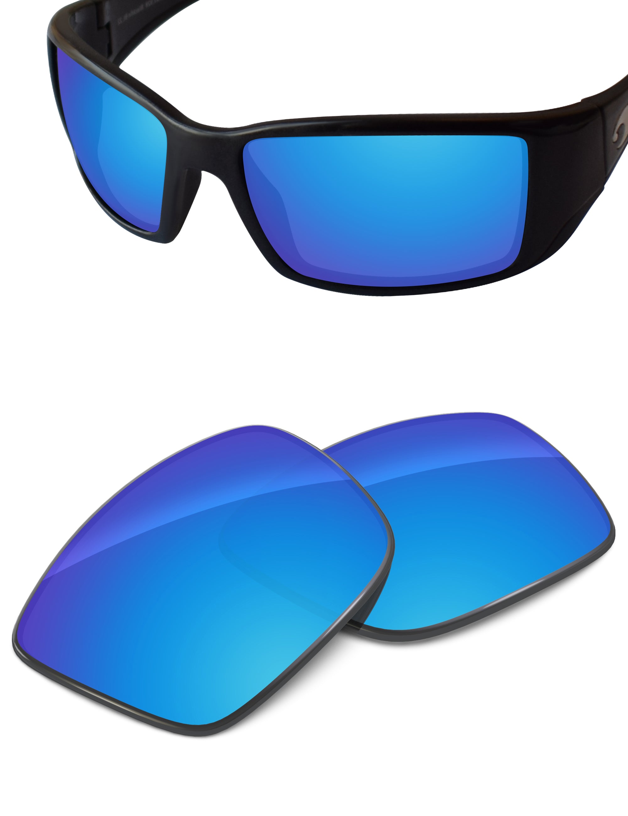 Sky Blue FlashMirror™-Non-Polarized