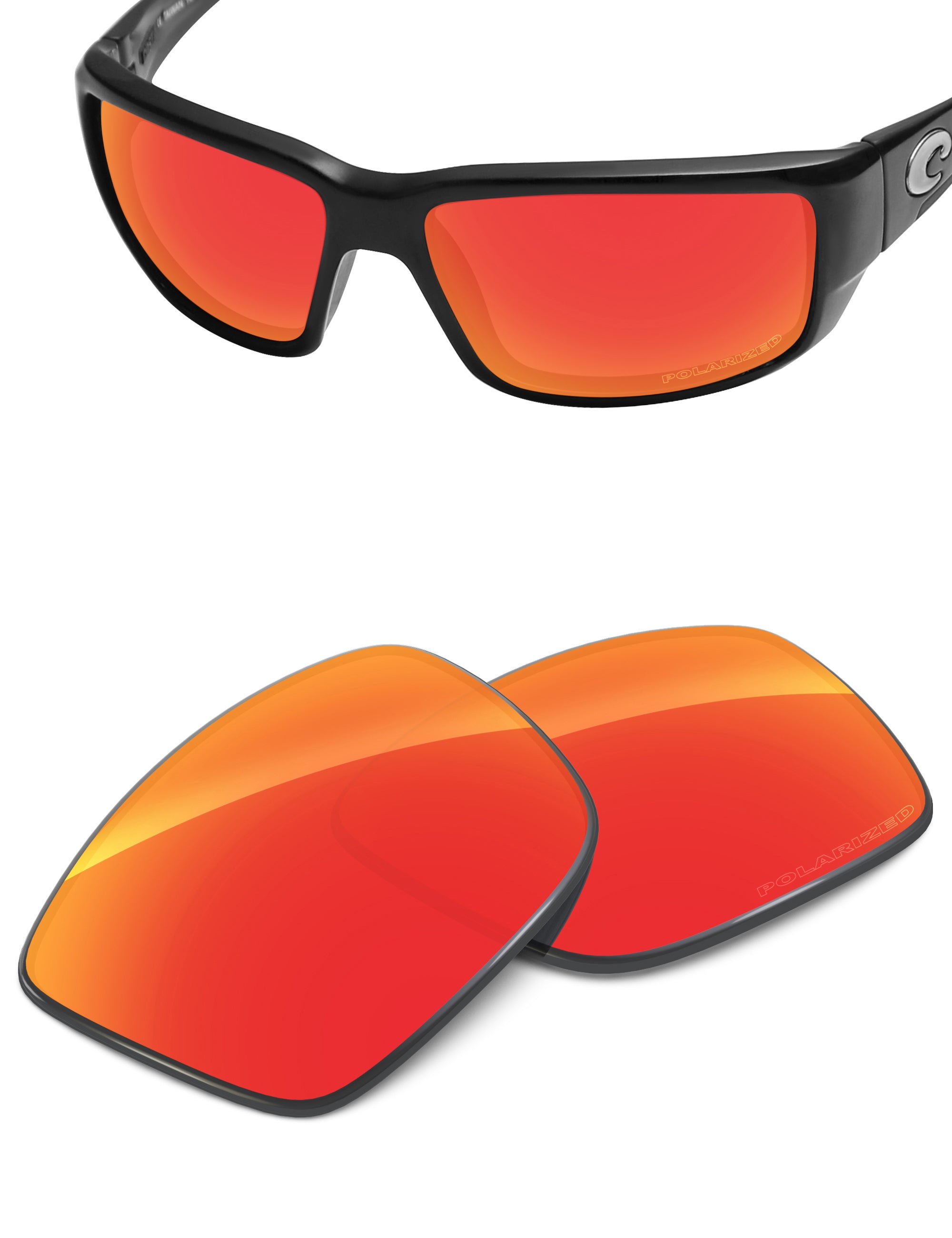 Fire Red FlashMirror™-Polarized