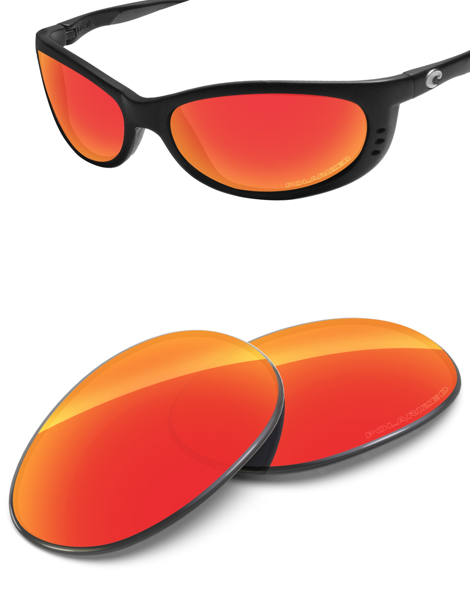 Fire Red FlashMirror™-Polarized