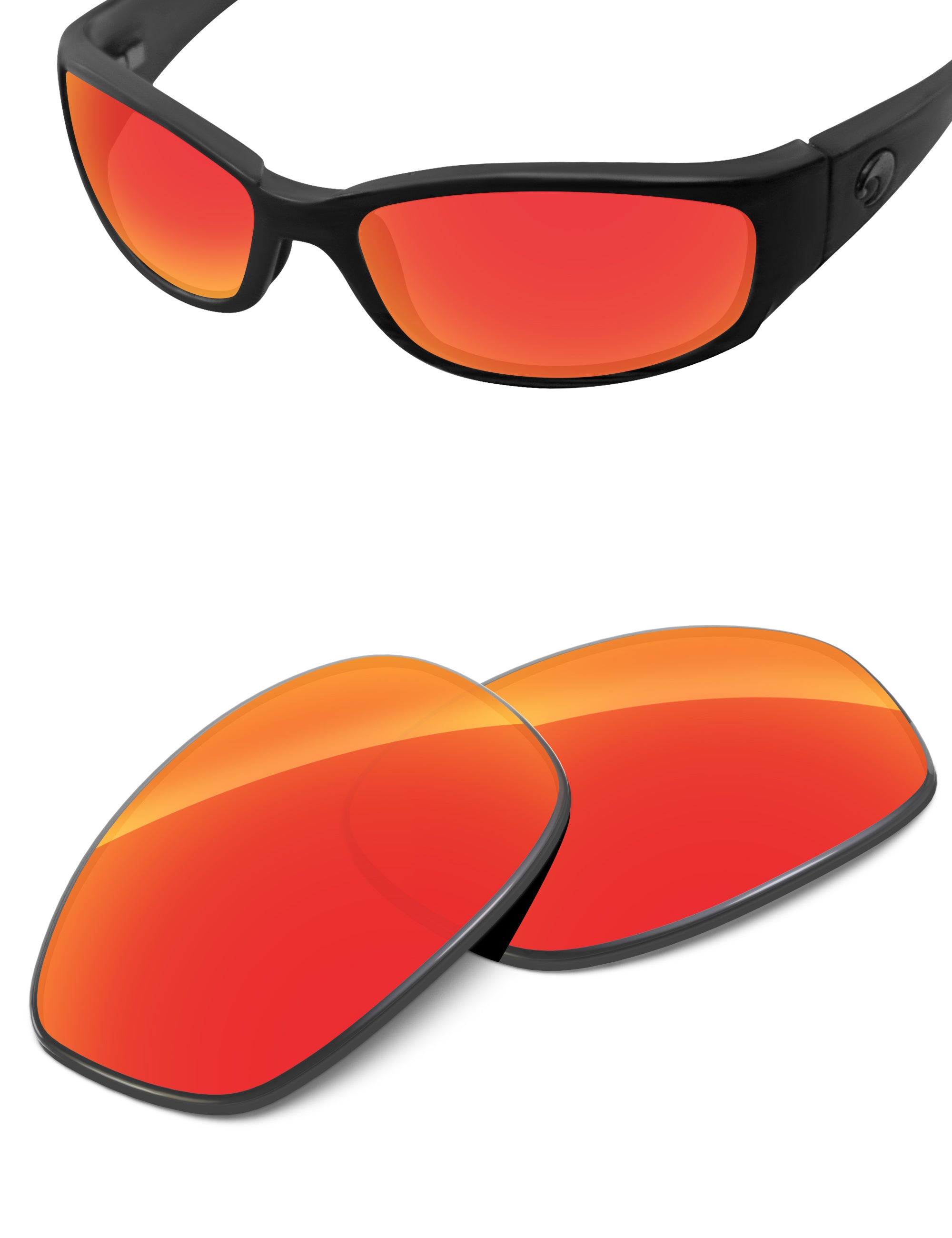 Fire Red FlashMirror™-Non-Polarized
