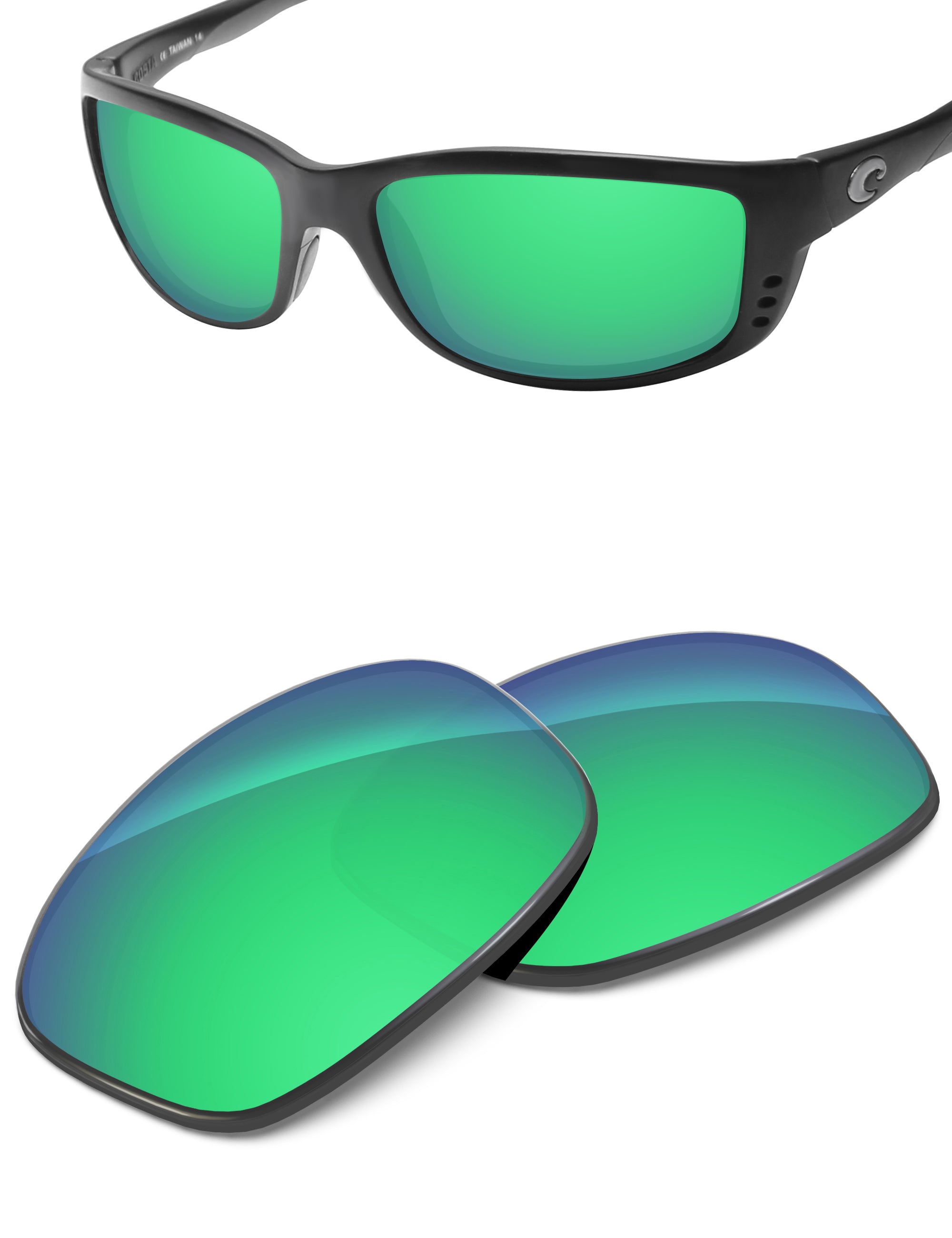 Emerald Green FlashMirror™-Non-Polarized