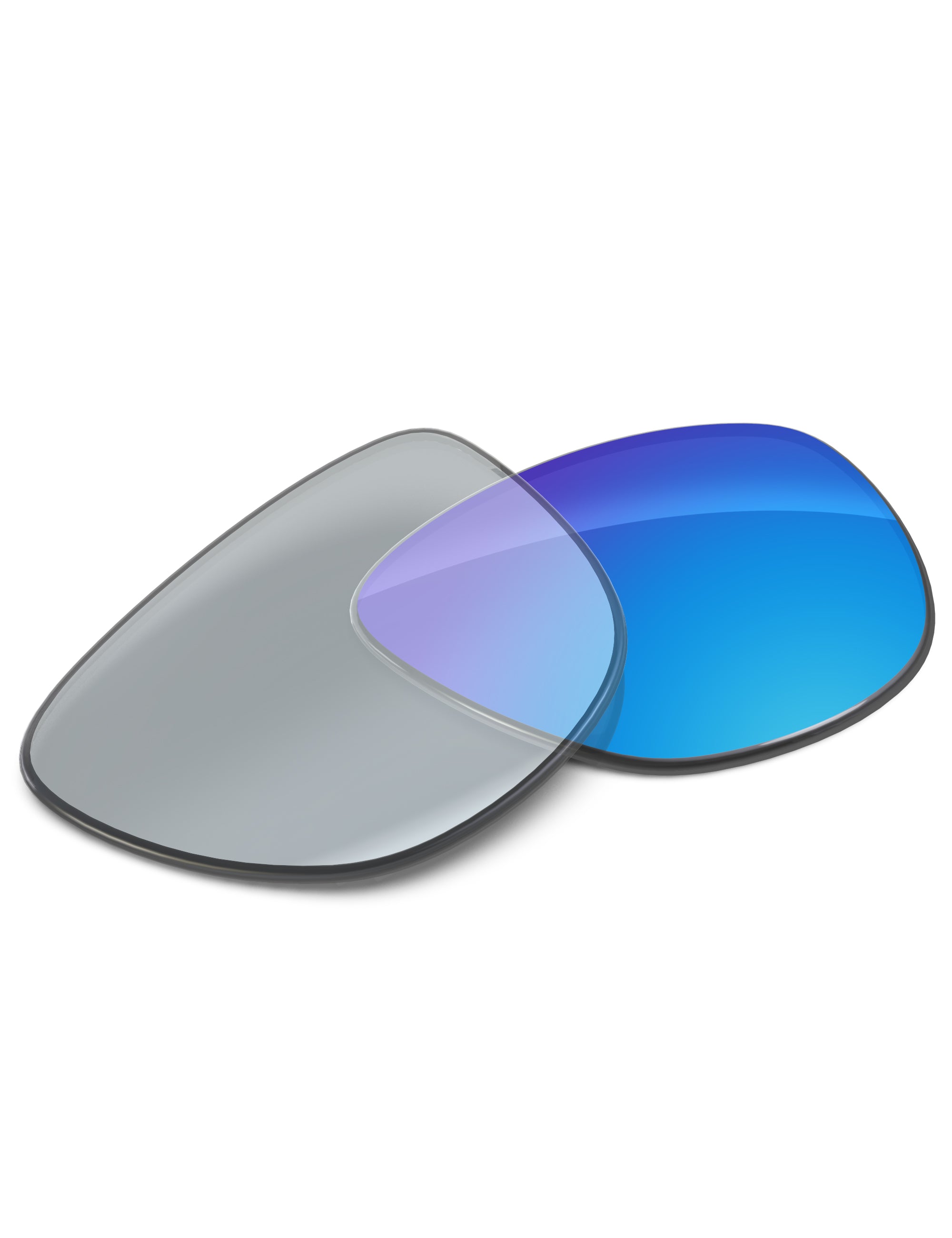 Sky Blue FlashMirror™ Photochromic-Non-Polarized