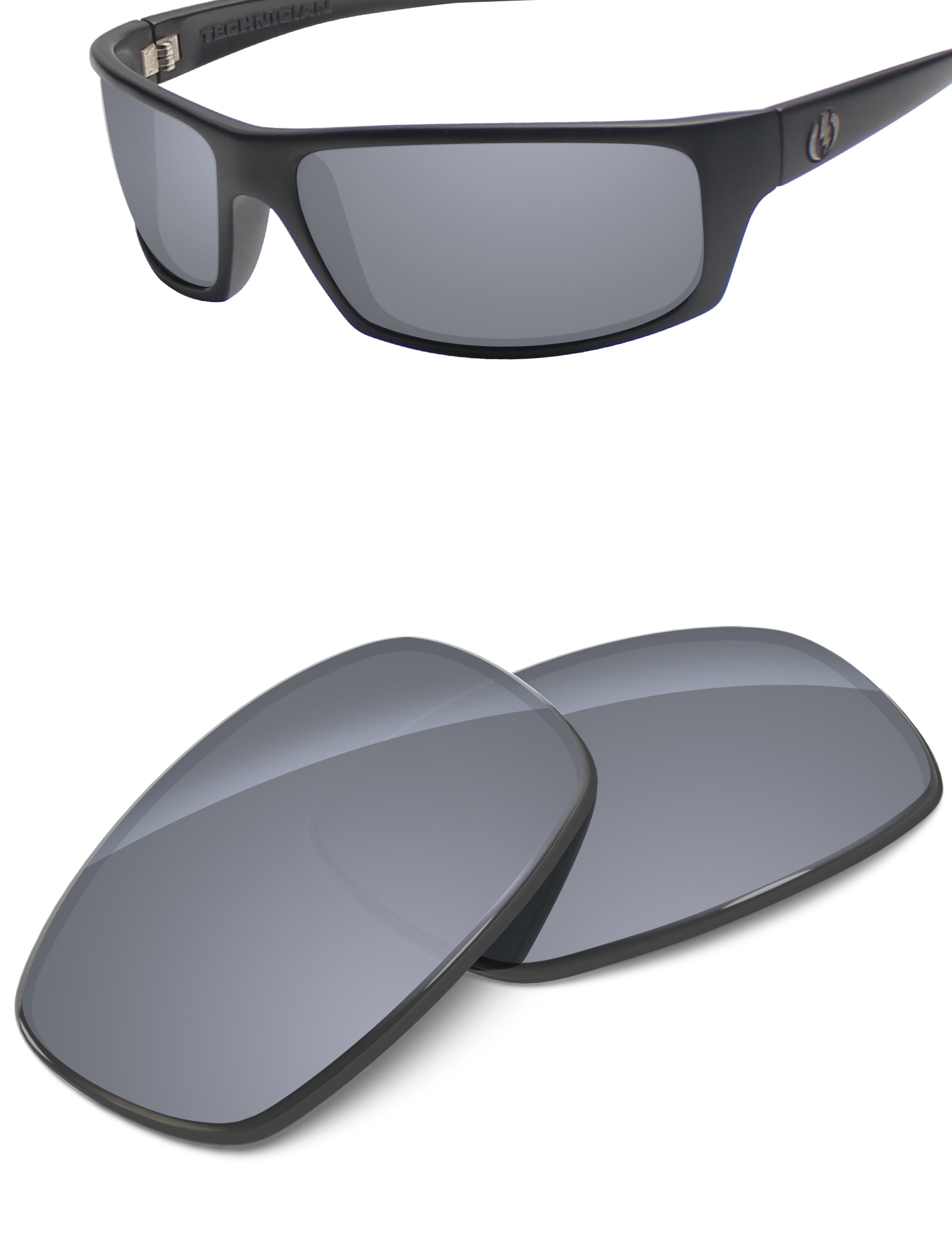 Silver Metallic FlashMirror™-Non-Polarized