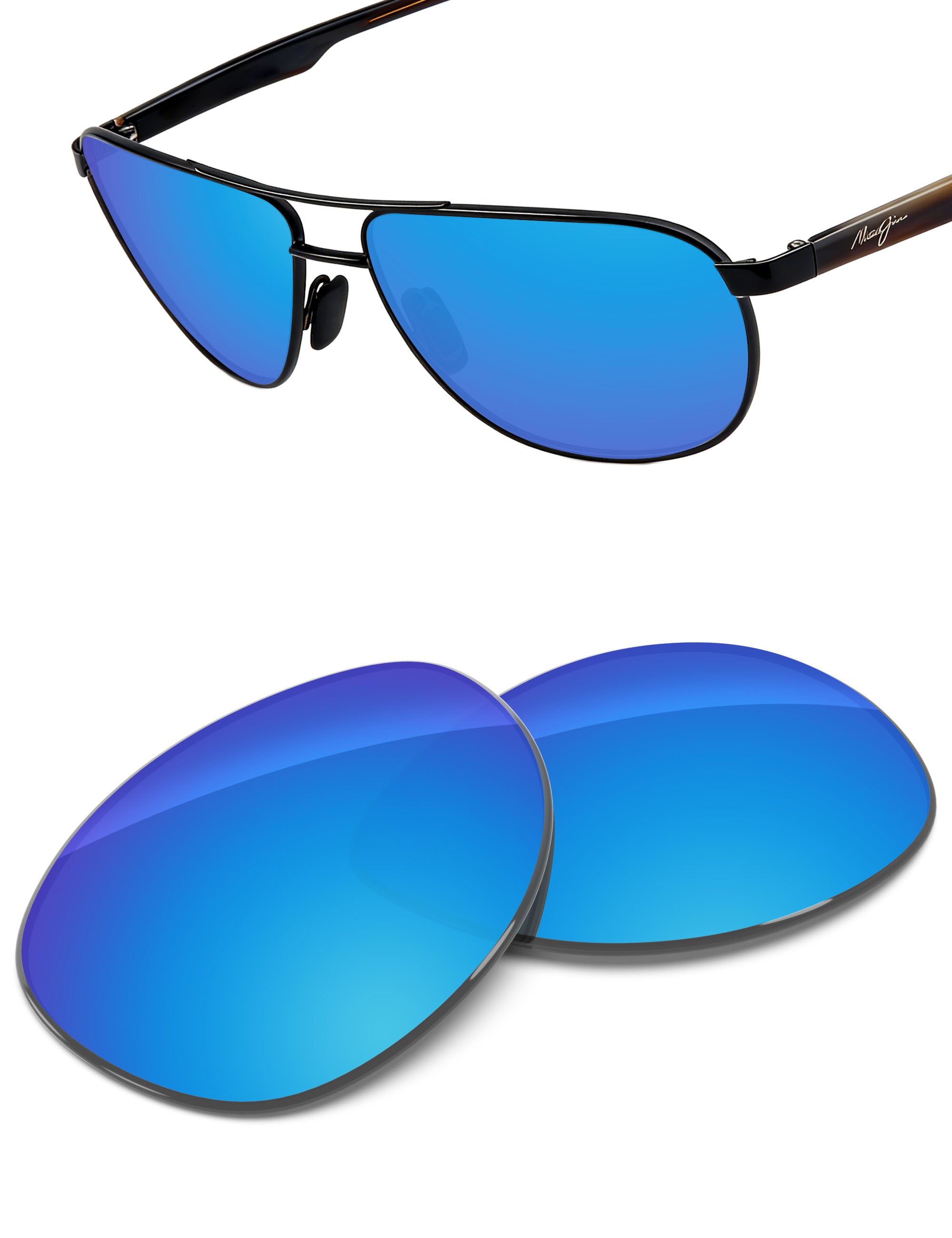 Sky Blue FlashMirror™-Non-Polarized
