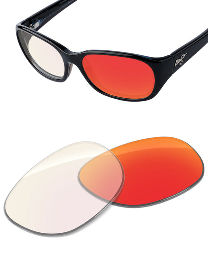 Fire Red FlashMirror™ Photochromic-Non-Polarized