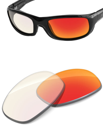 Fire Red FlashMirror™ Photochromic-Non-Polarized