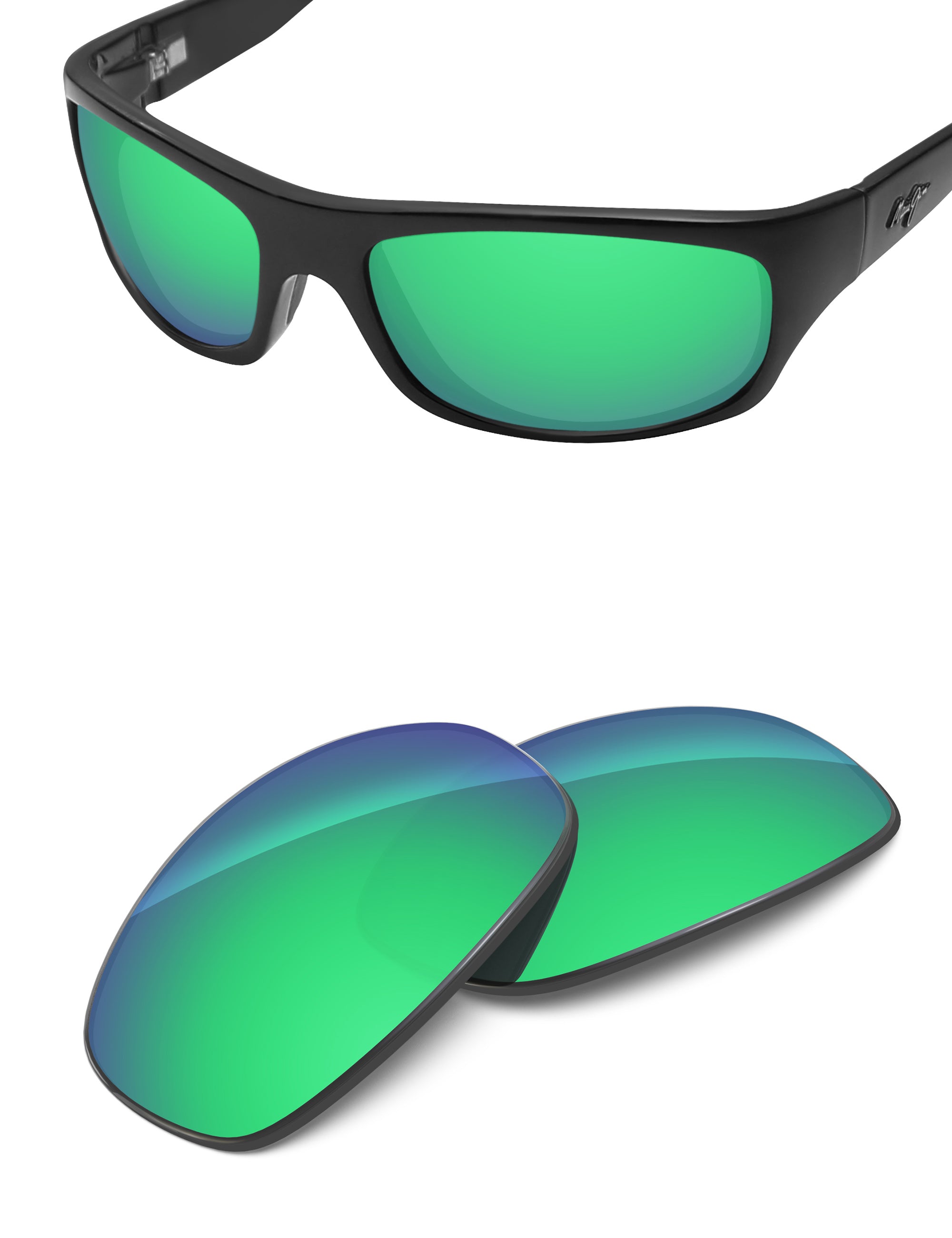 Emerald Green FlashMirror™-Non-Polarized