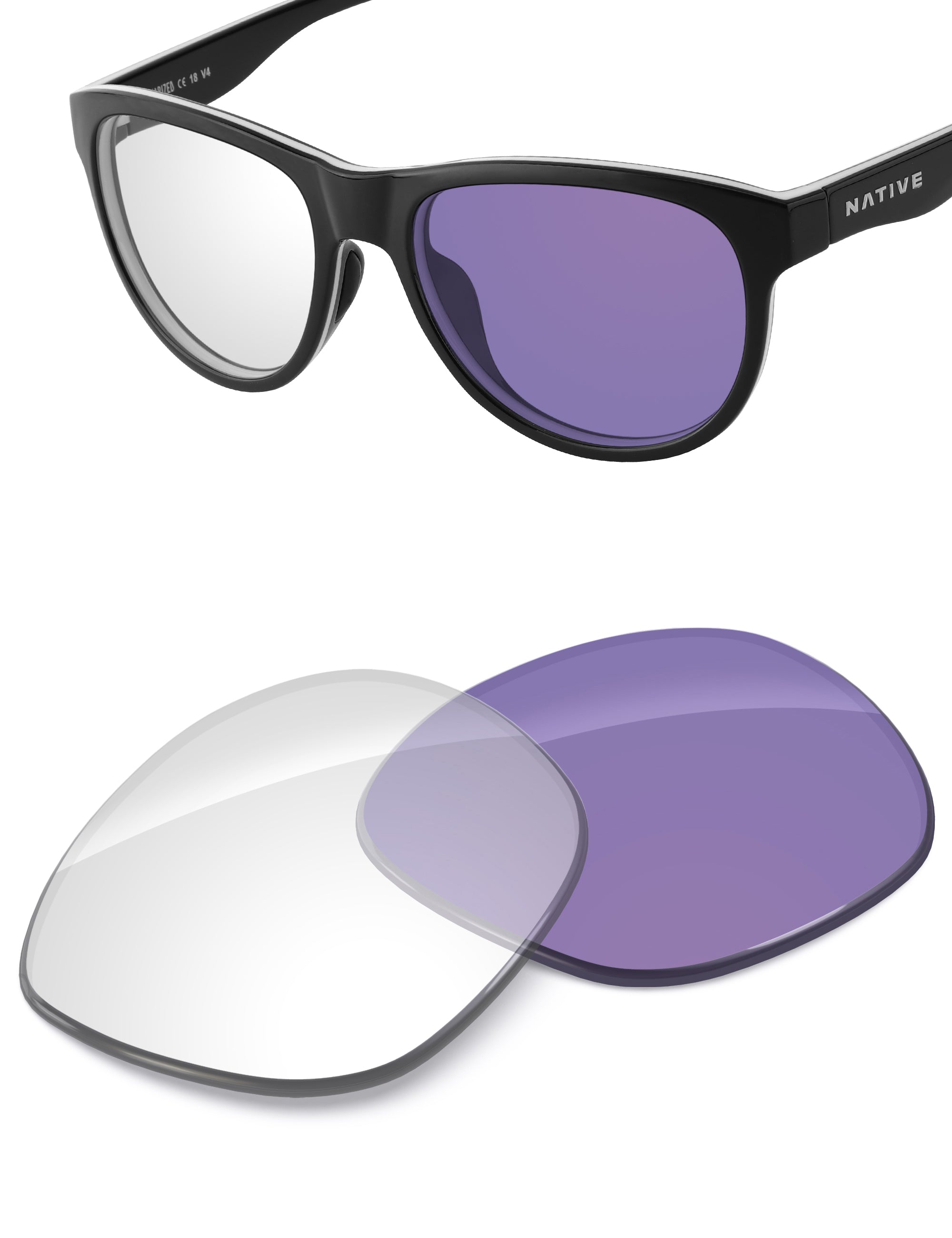 Adapt Purple Photochromic Blue Light Blocking-Non-Polarized