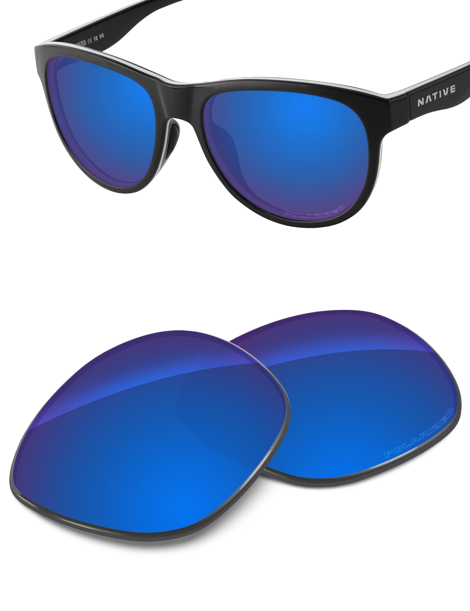 Sapphire Blue FlashMirror™-Polarized
