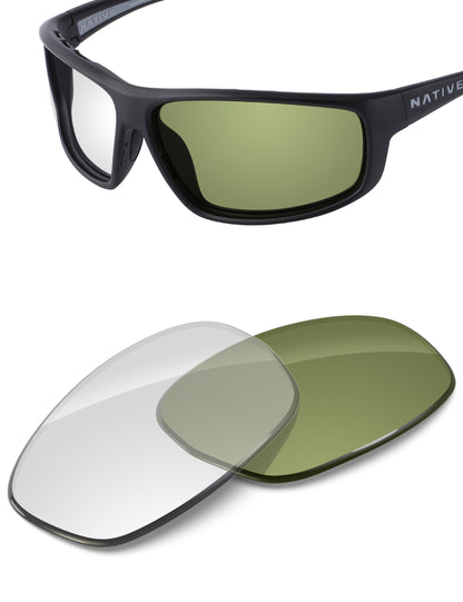 Adapt Green Photochromic Blue Light Blocking-Non-Polarized