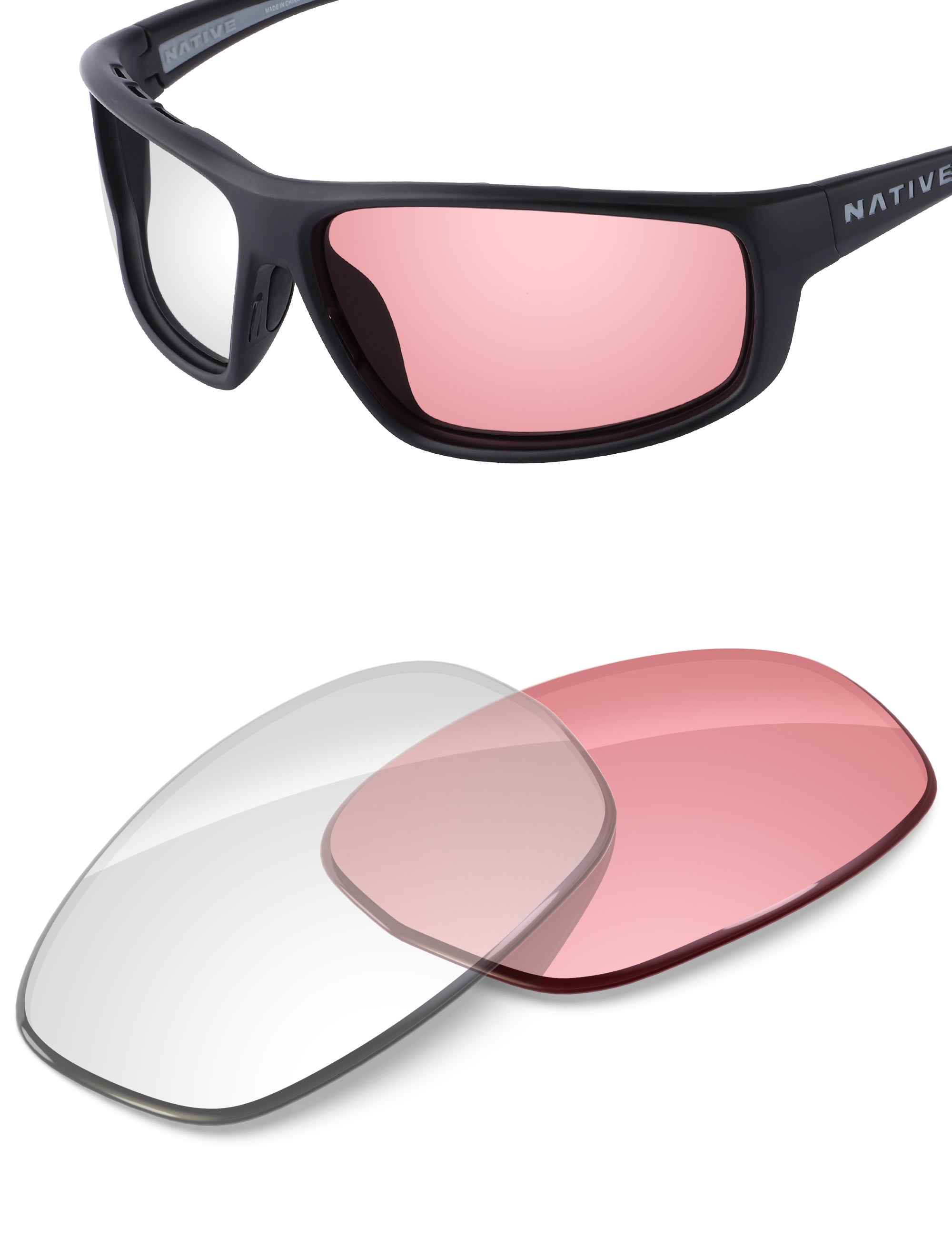 Adapt Pink Photochromic Blue Light Blocking-Non-Polarized