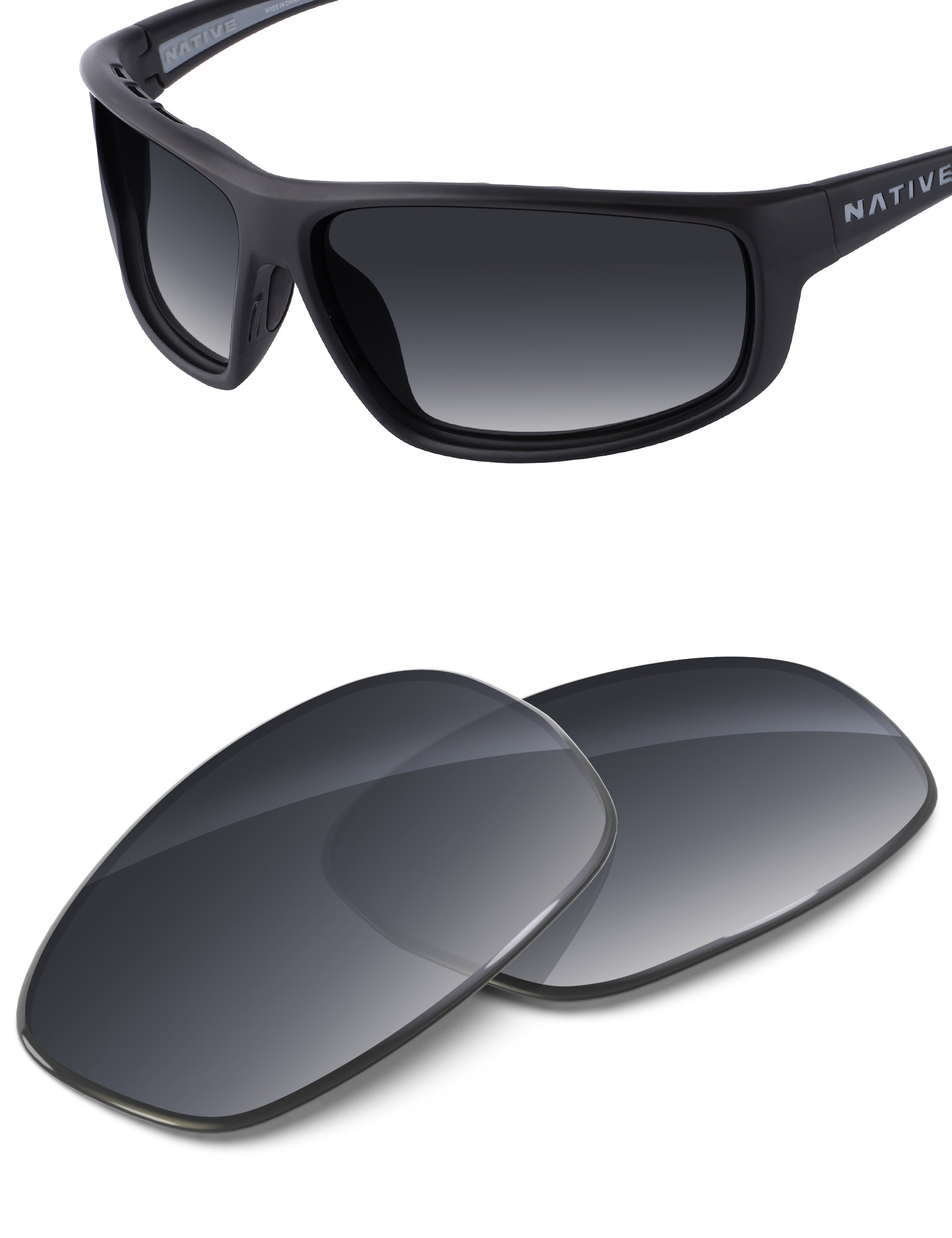 Gray Gradient-Non-Polarized