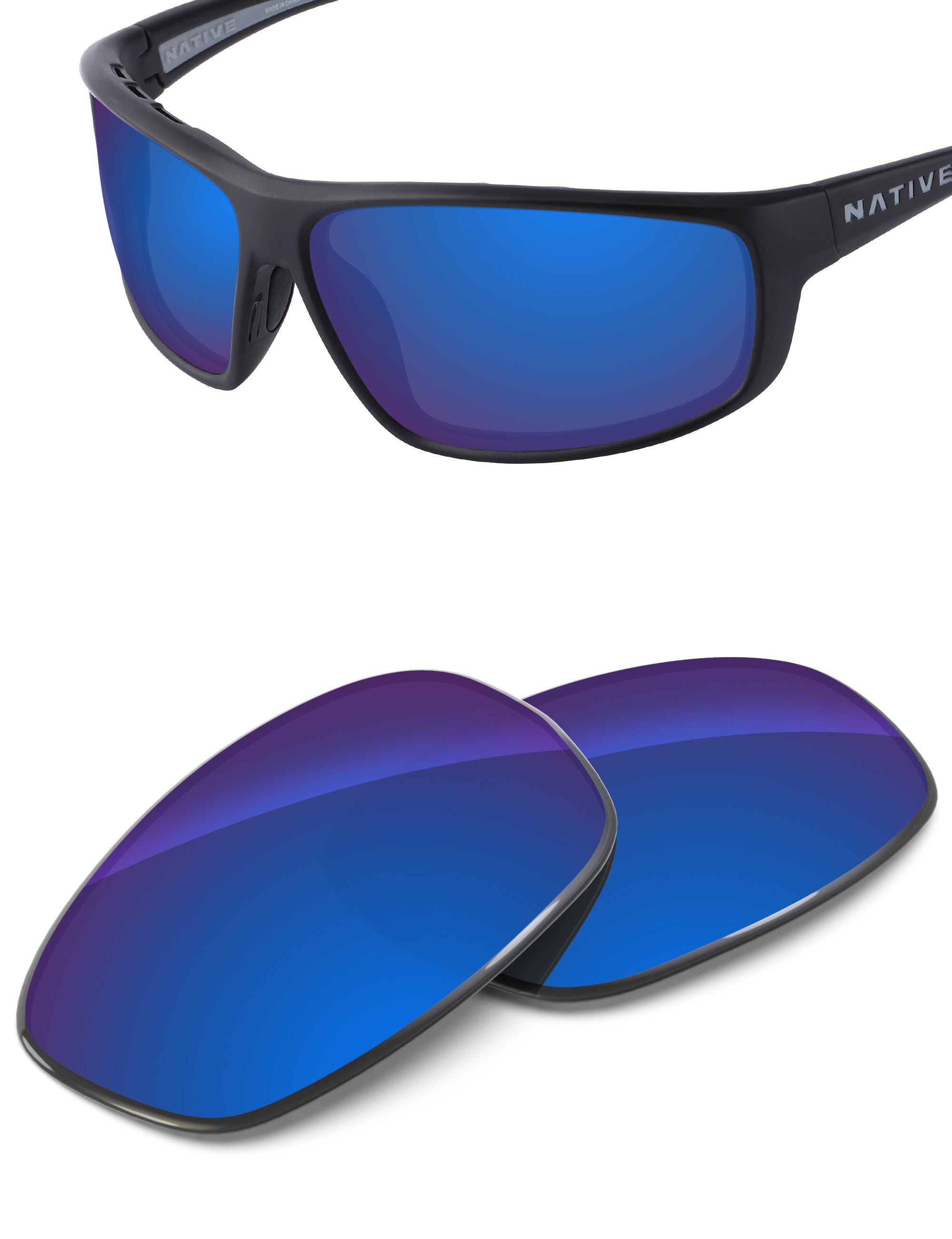 Sapphire Blue FlashMirror™-Non-Polarized