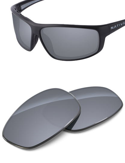 Silver Metallic FlashMirror™-Non-Polarized
