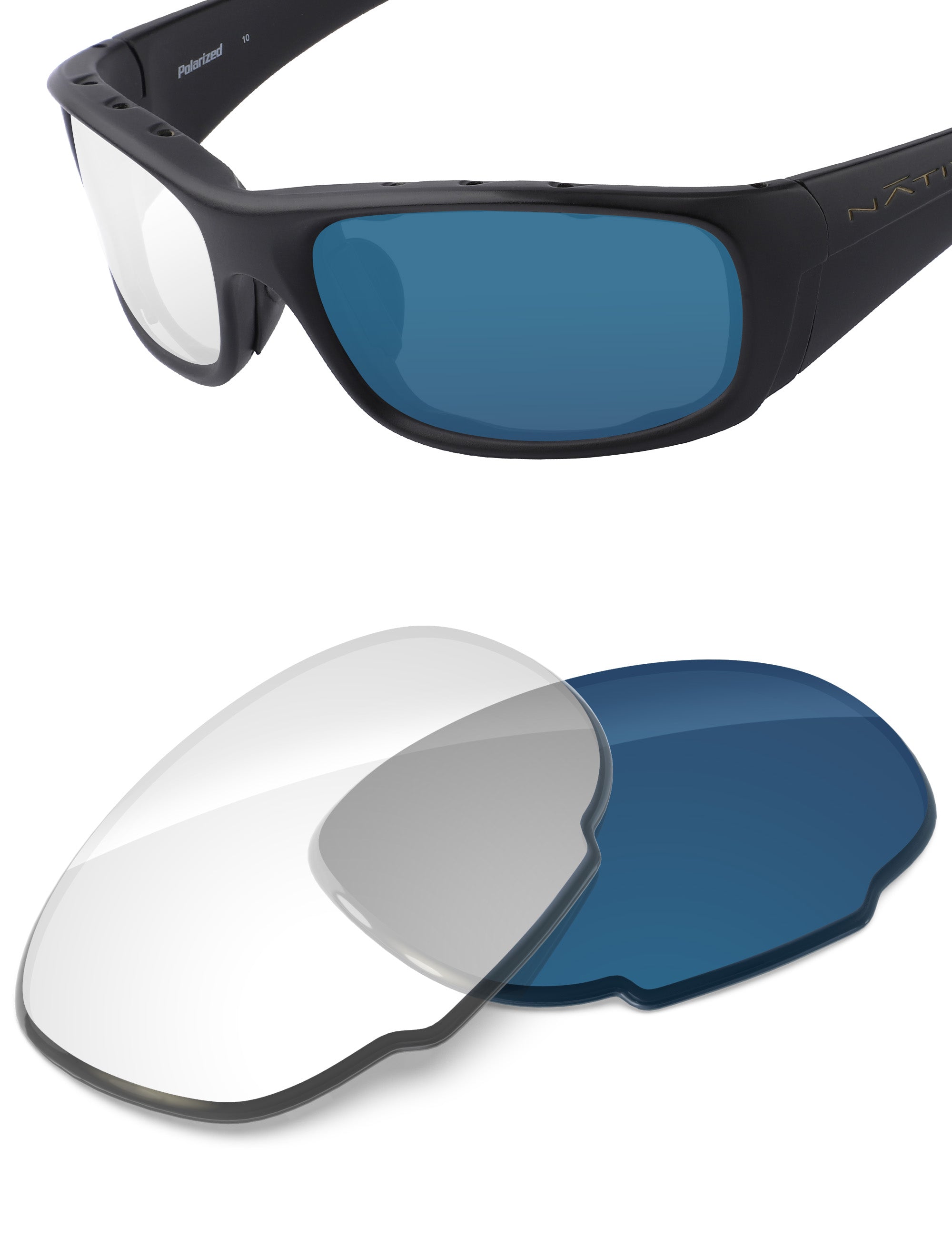 Adapt Blue Photochromic Blue Light Blocking-Non-Polarized