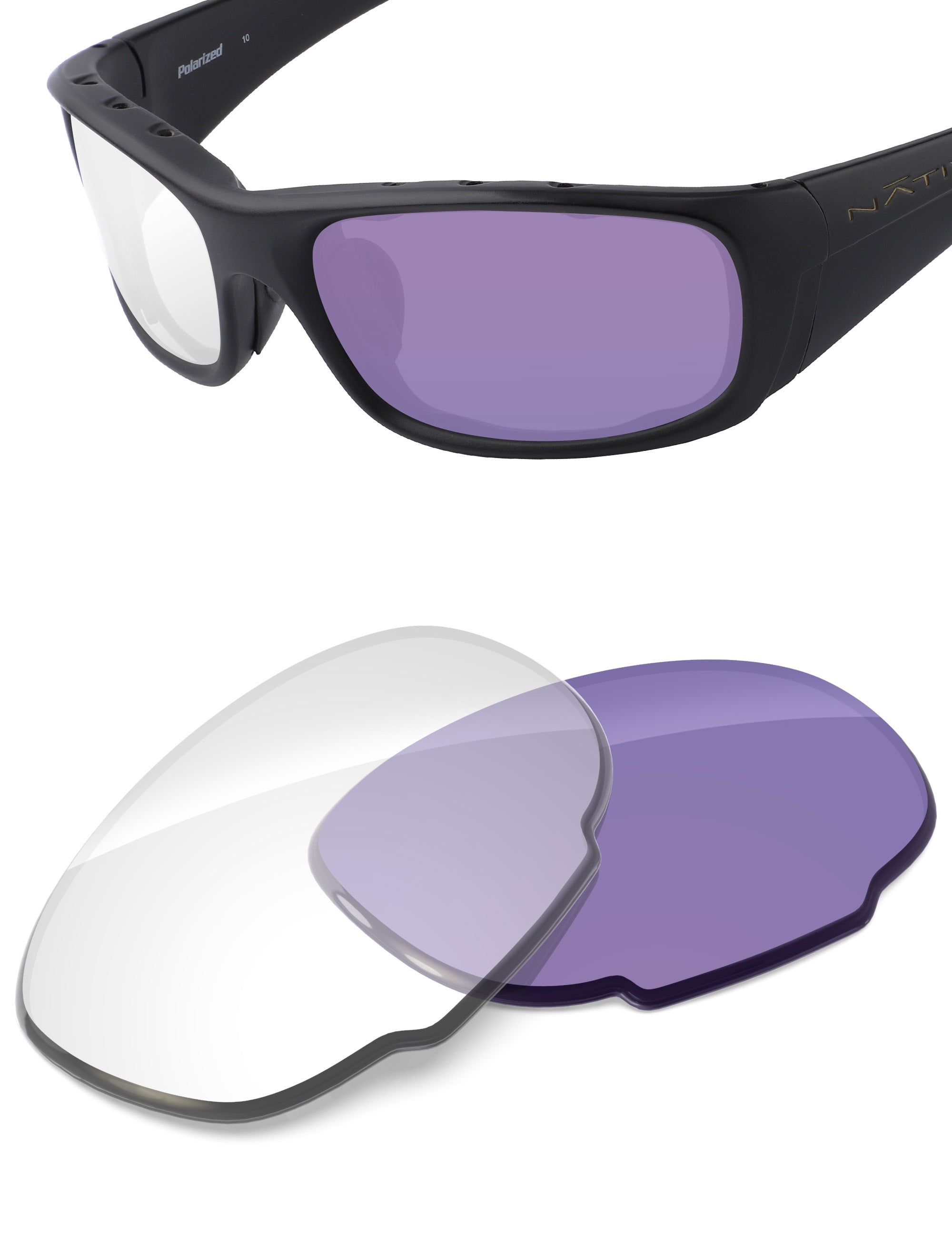 Adapt Purple Photochromic Blue Light Blocking-Non-Polarized