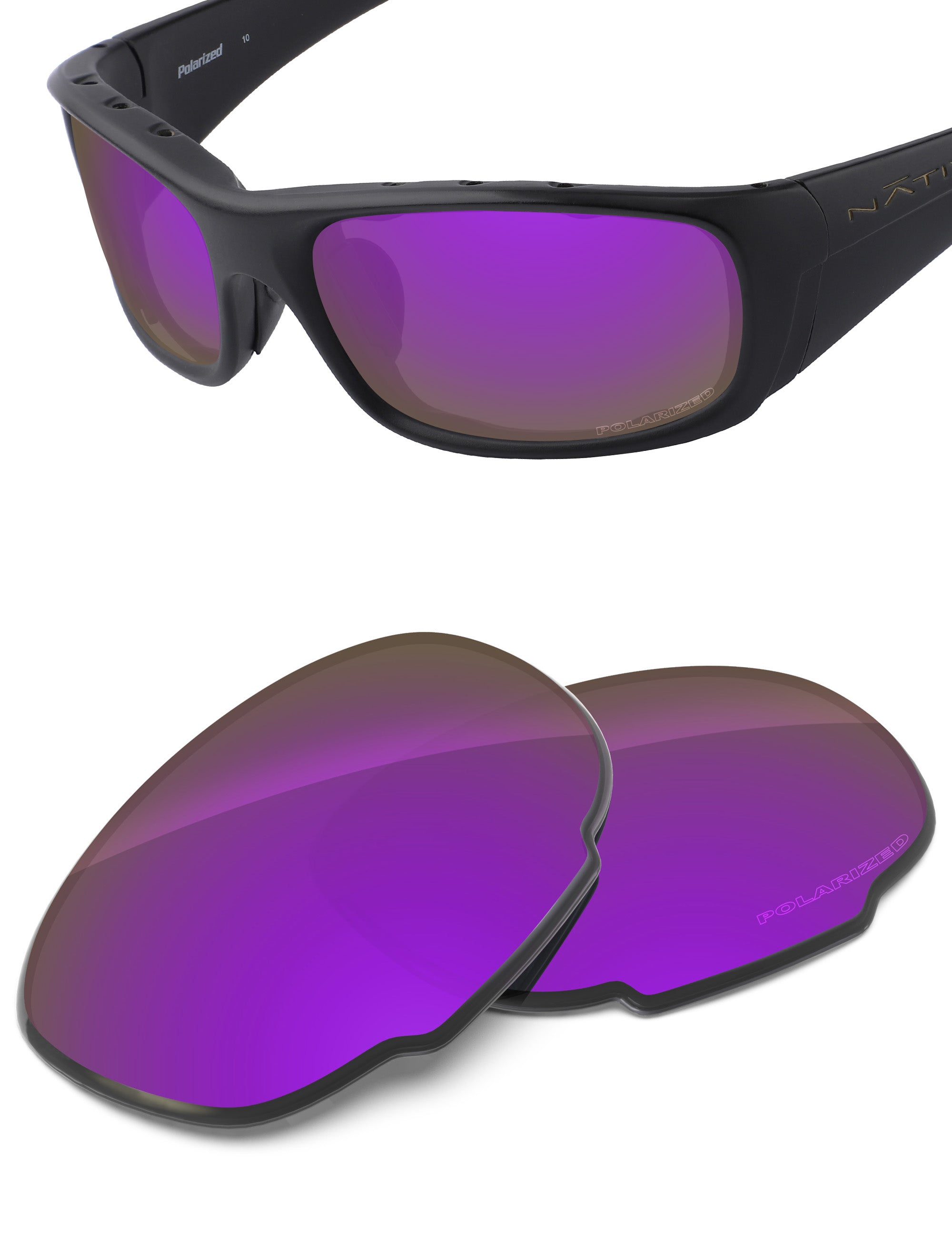 Plum Purple FlashMirror™-Polarized