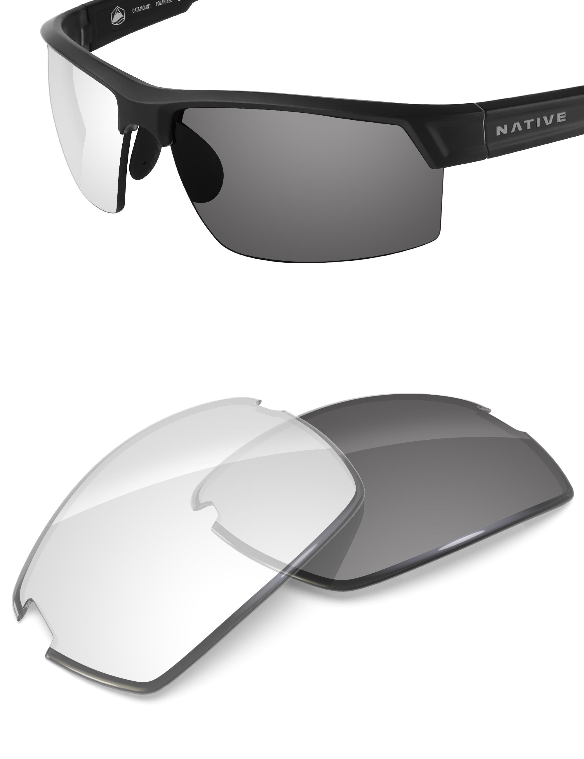 Adapt Gray Photochromic Blue Light Blocking-Non-Polarized