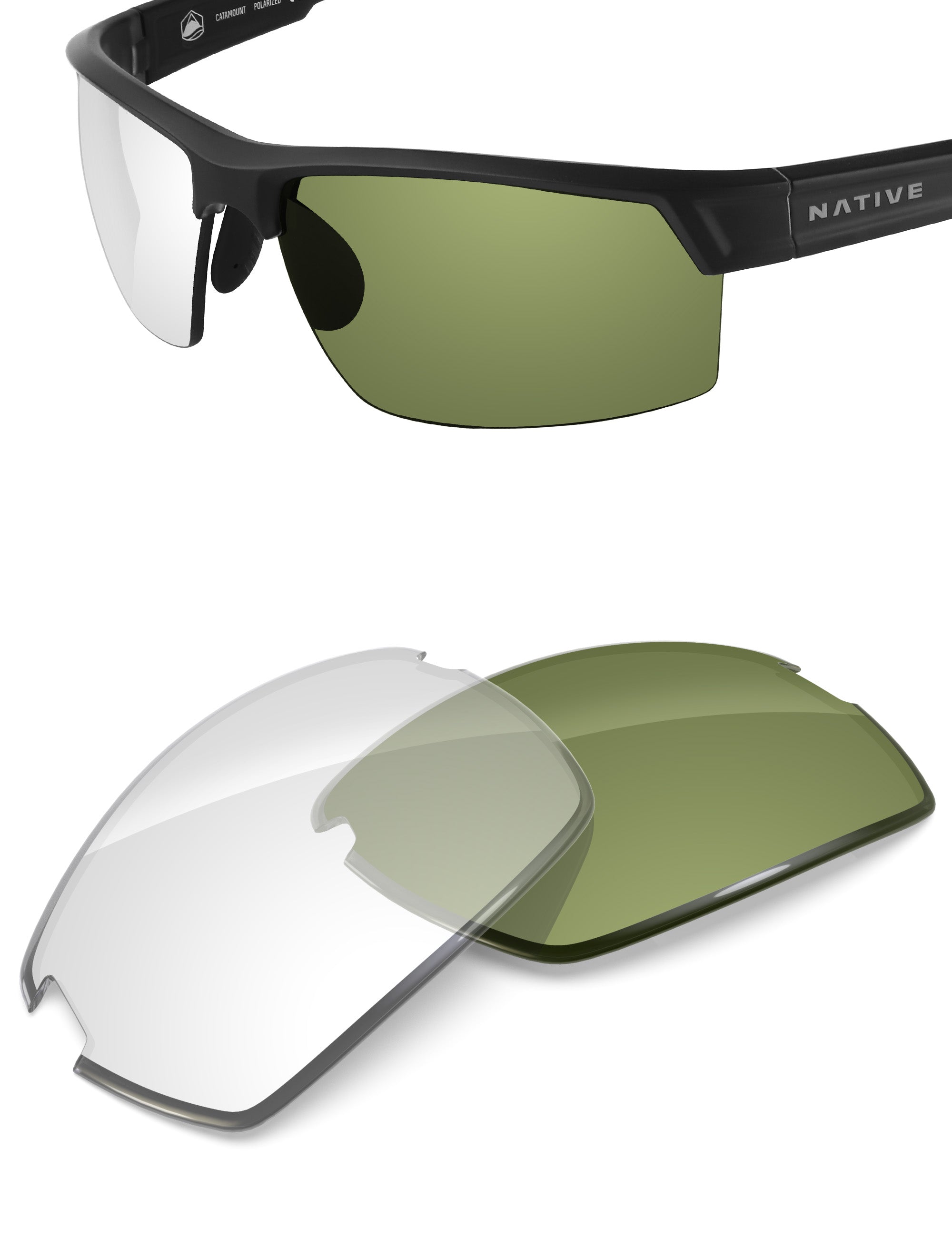 Adapt Green Photochromic Blue Light Blocking-Non-Polarized