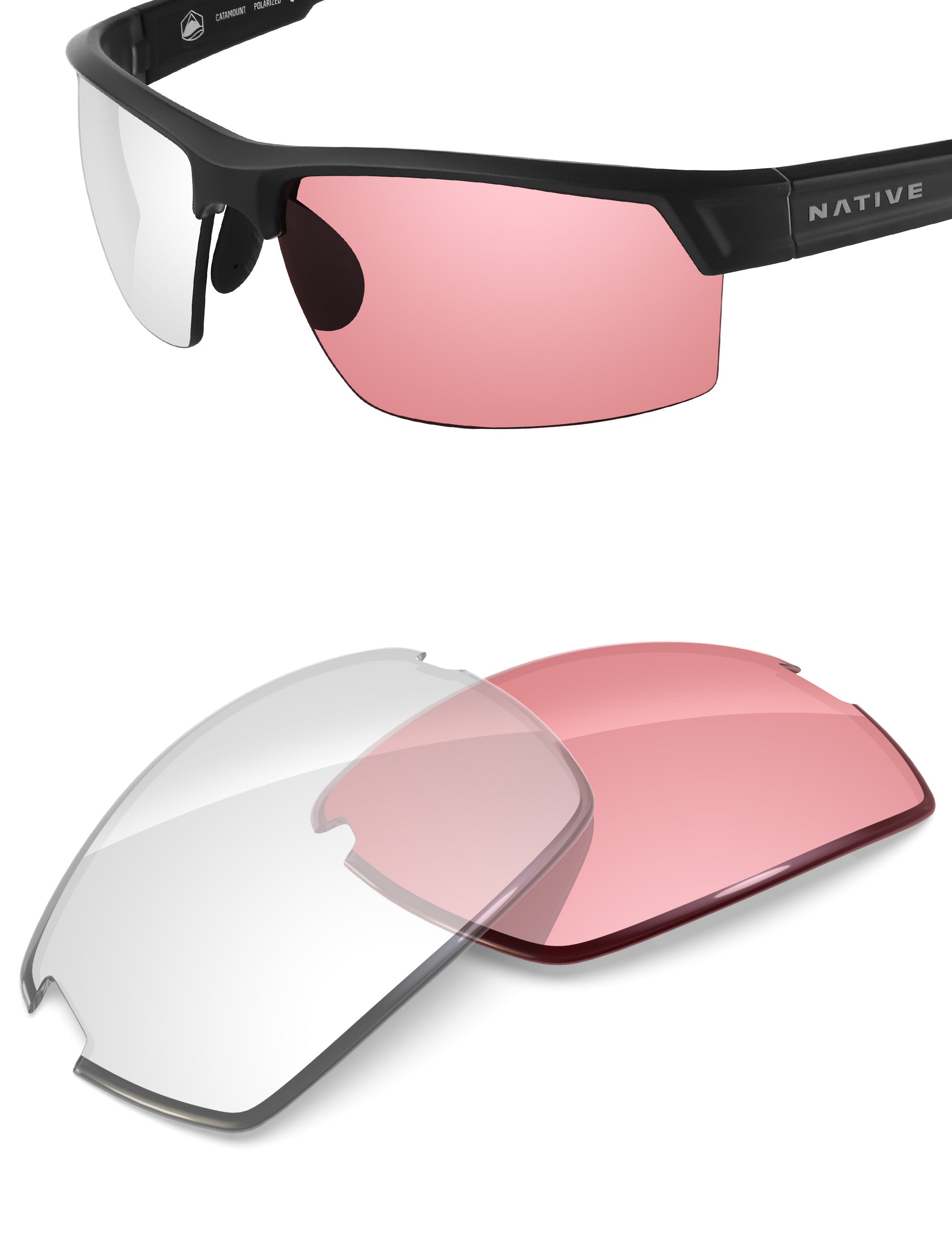 Adapt Pink Photochromic Blue Light Blocking-Non-Polarized