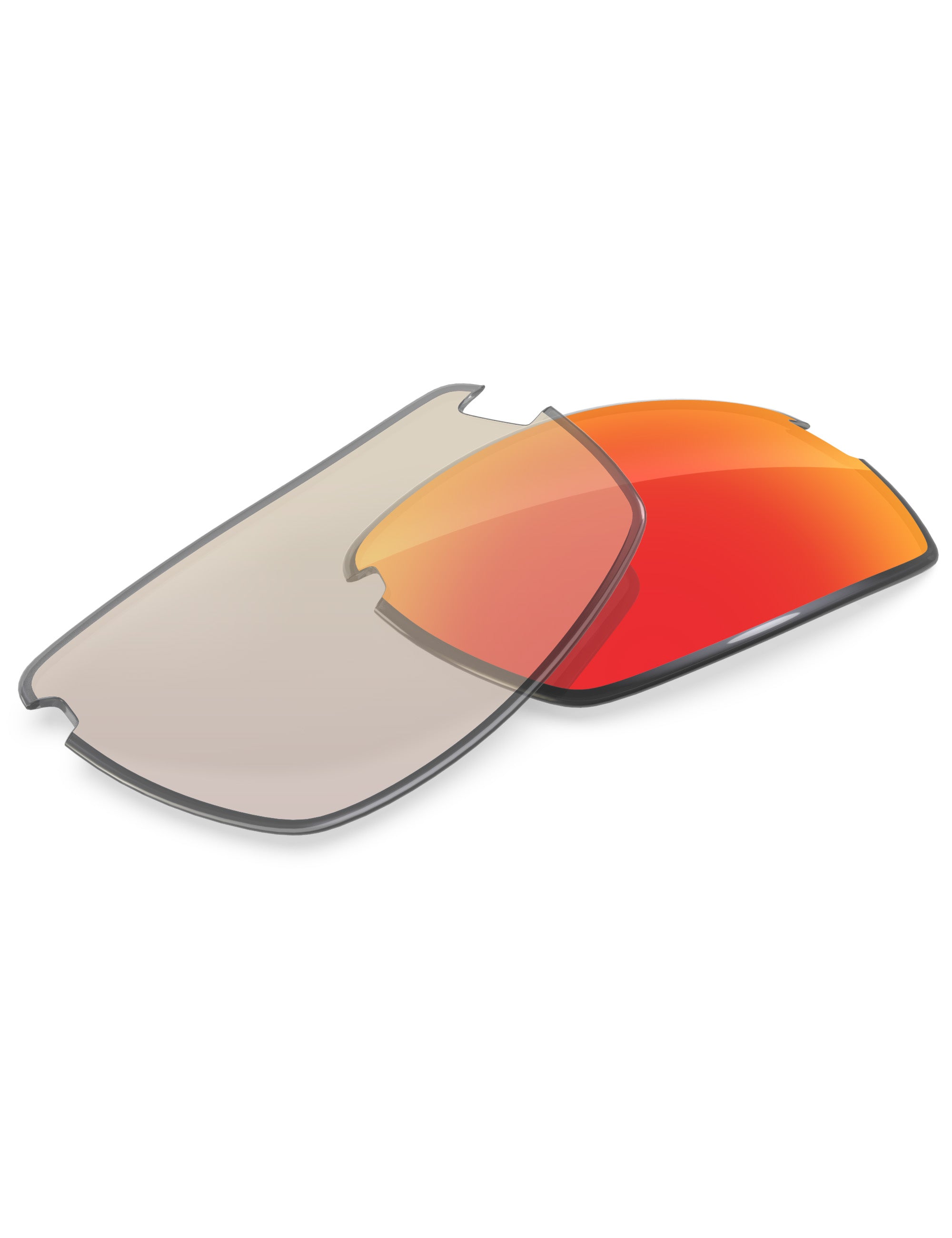 Fire Red FlashMirror™ Photochromic-Non-Polarized