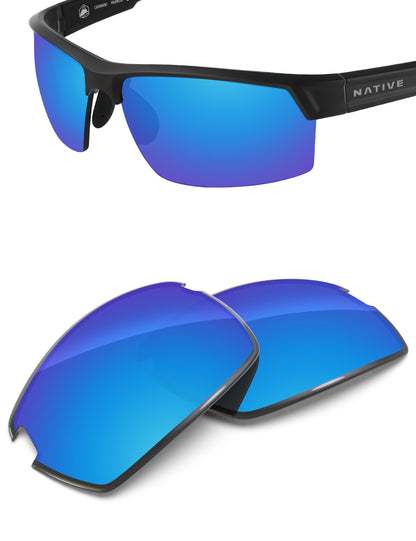 Sky Blue FlashMirror™-Non-Polarized