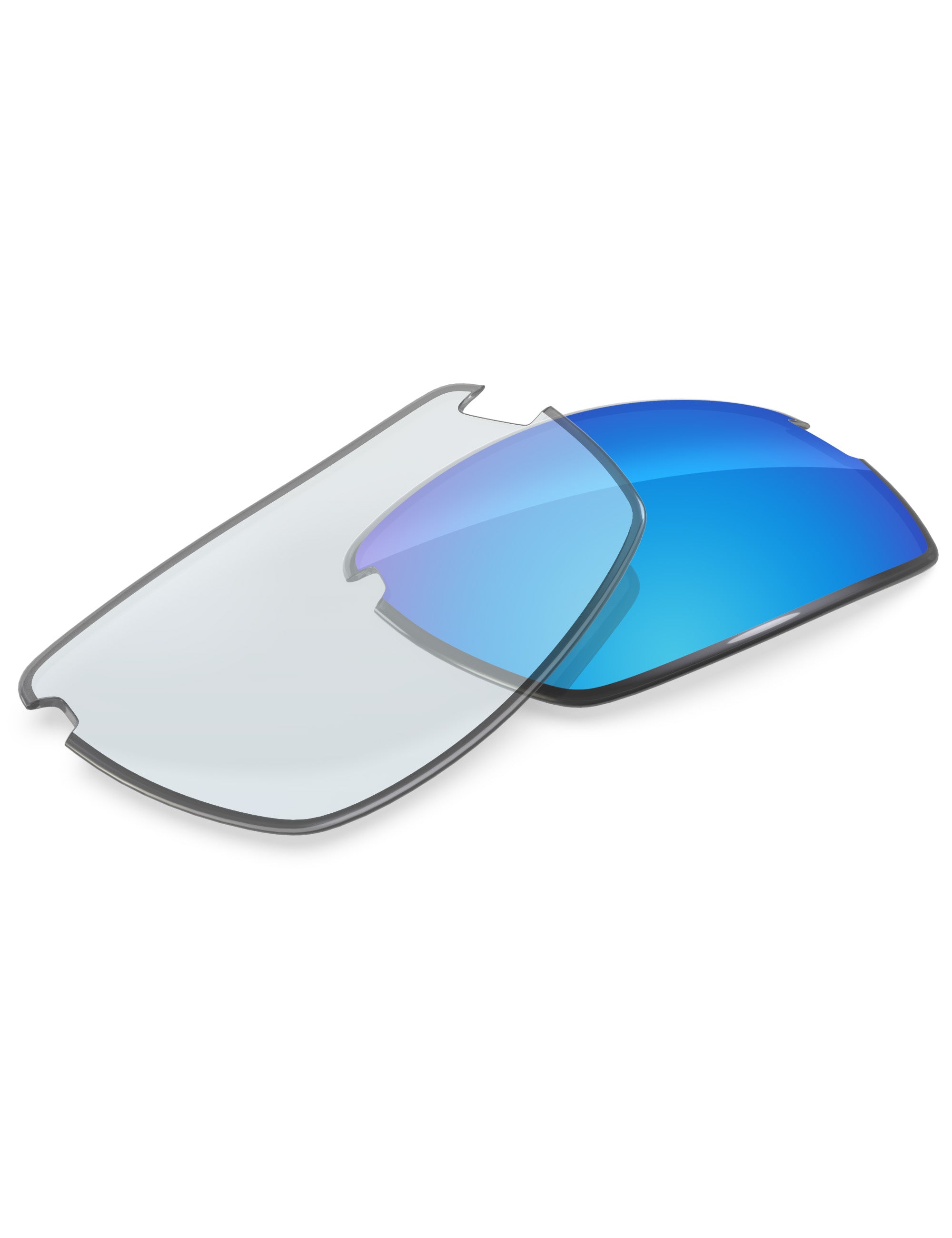 Sky Blue FlashMirror™ Photochromic-Non-Polarized