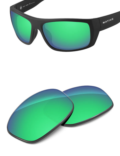 Emerald Green FlashMirror™-Non-Polarized