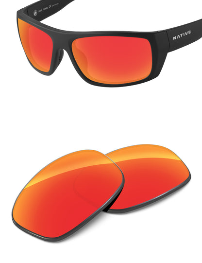 Fire Red FlashMirror™-Non-Polarized