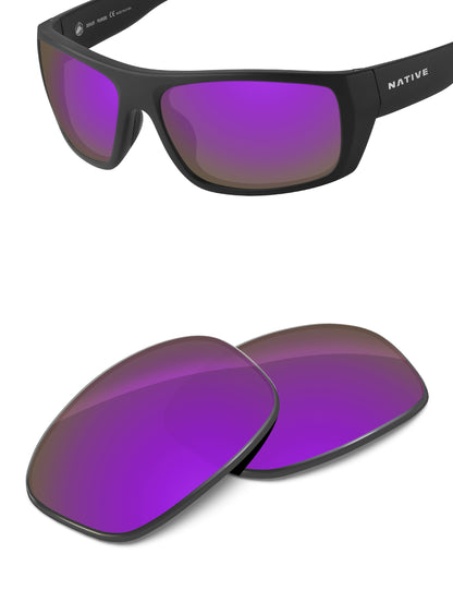 Plum Purple FlashMirror™-Non-Polarized