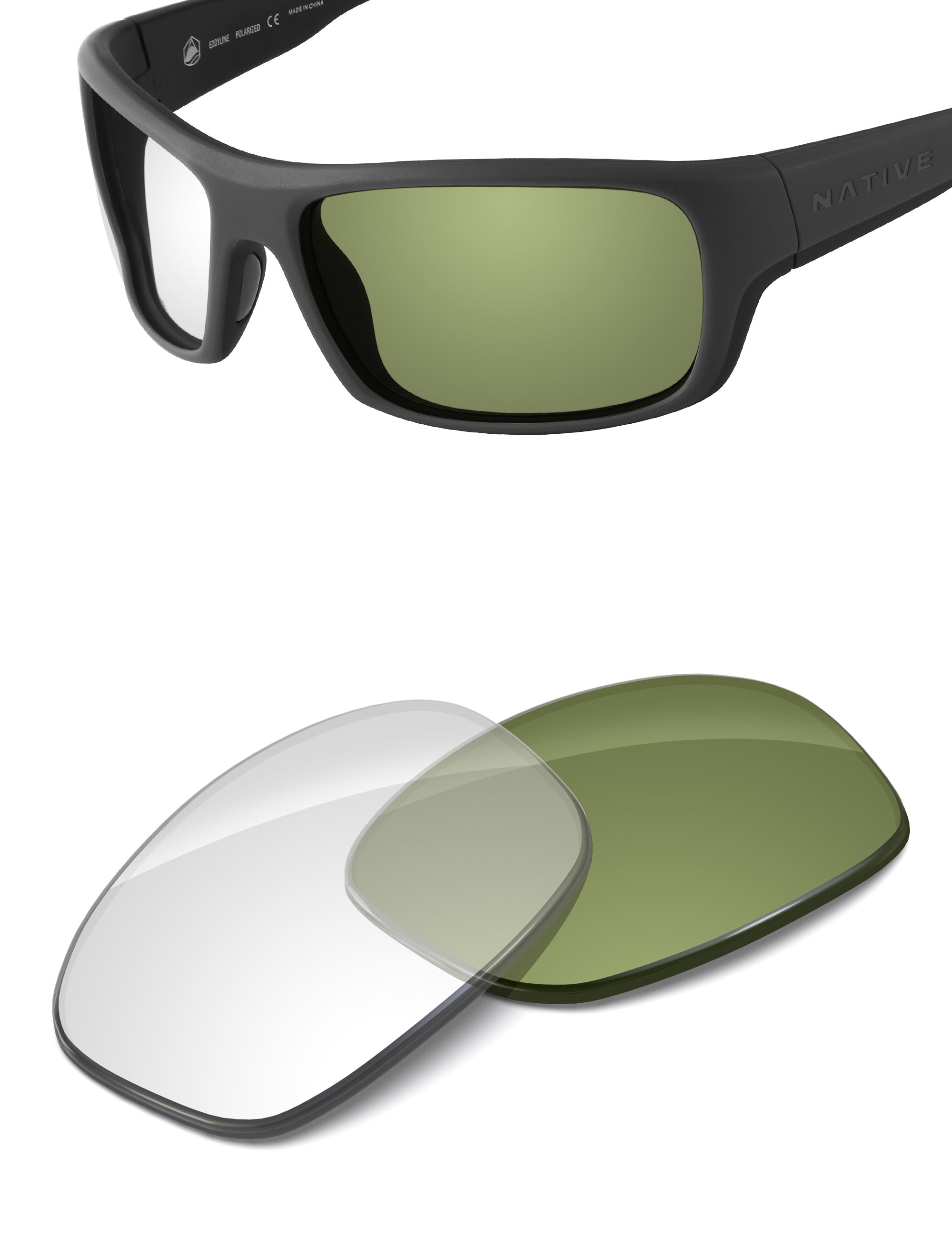Adapt Green Photochromic Blue Light Blocking-Non-Polarized