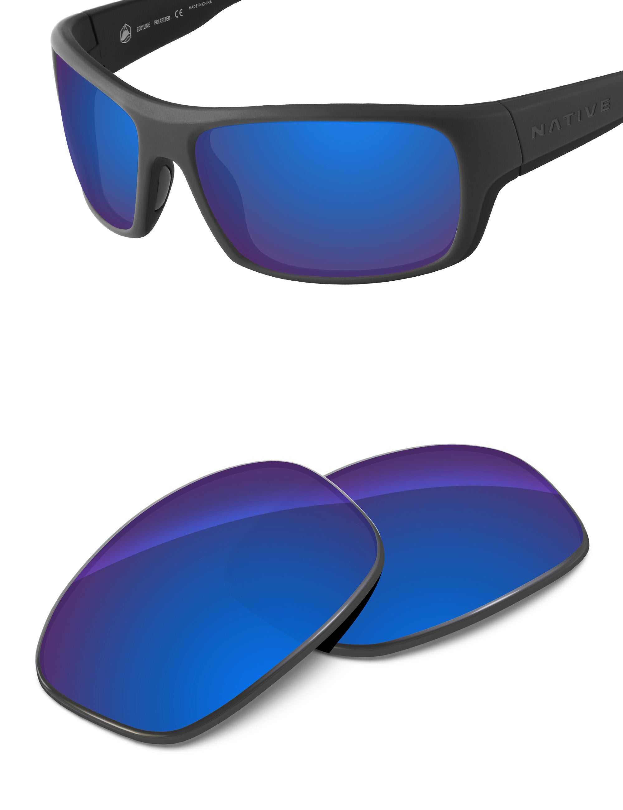 Sapphire Blue FlashMirror™-Non-Polarized