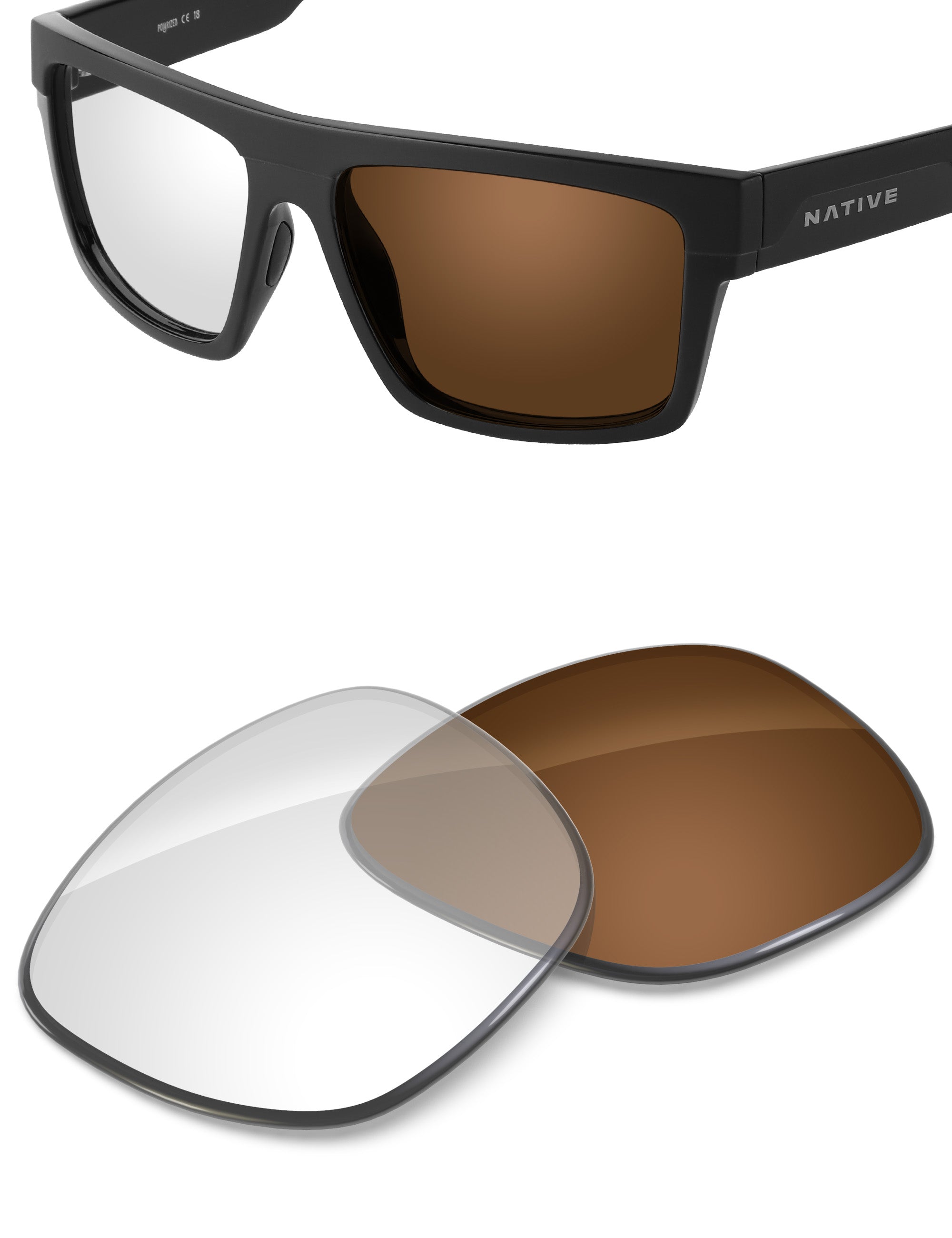 Adapt Brown Photochromic Blue Light Blocking-Non-Polarized