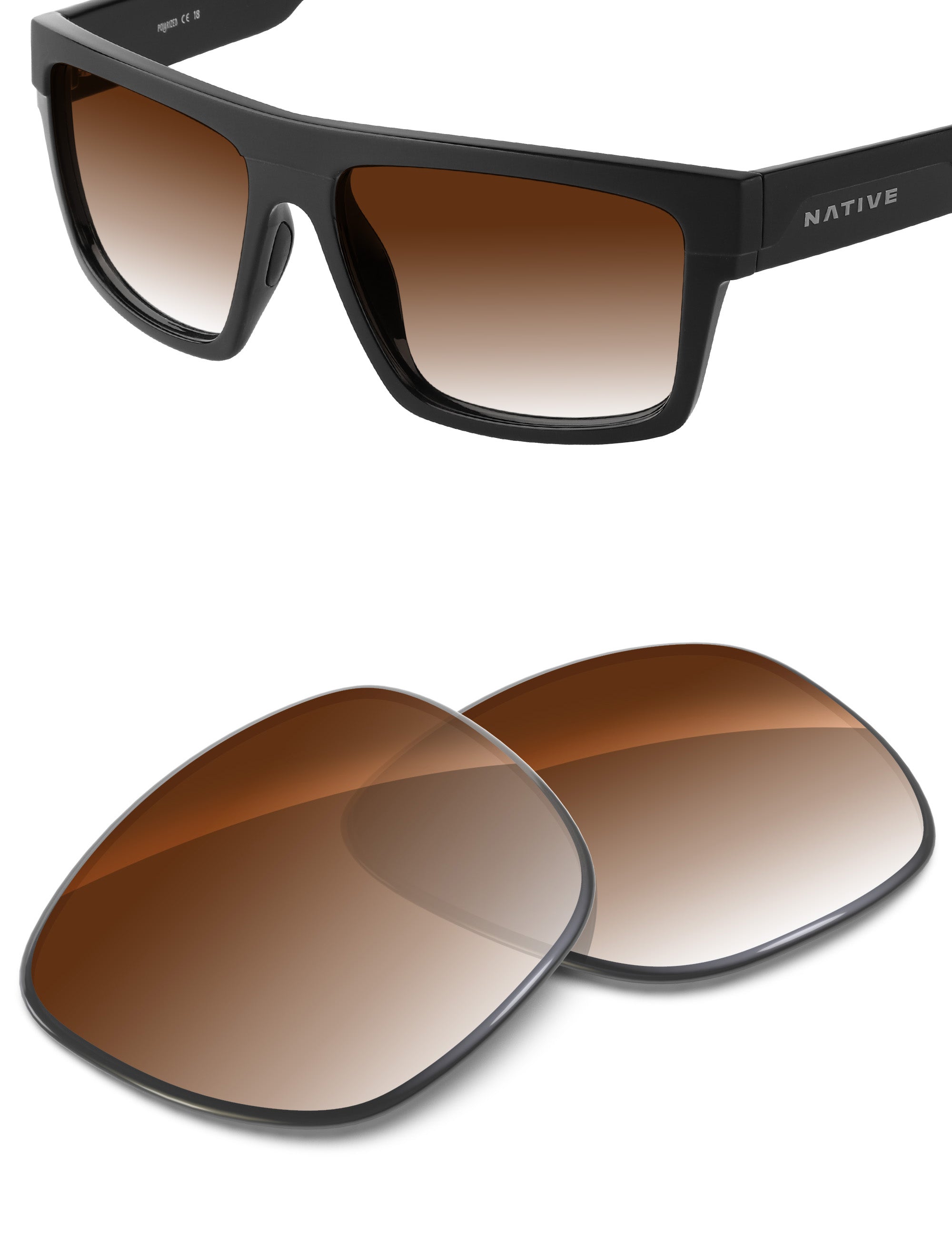 Brown Gradient-Non-Polarized