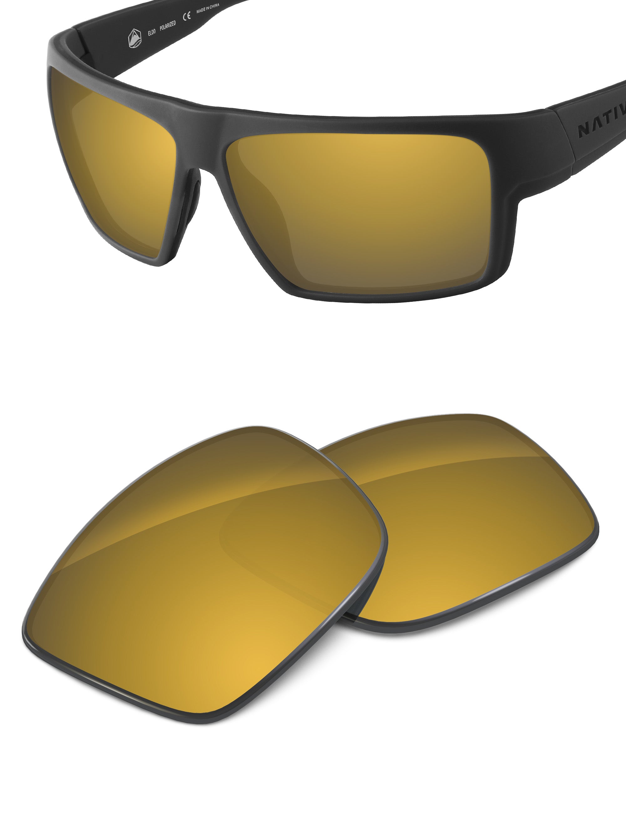 Tungsten Gold FlashMirror™-Non-Polarized