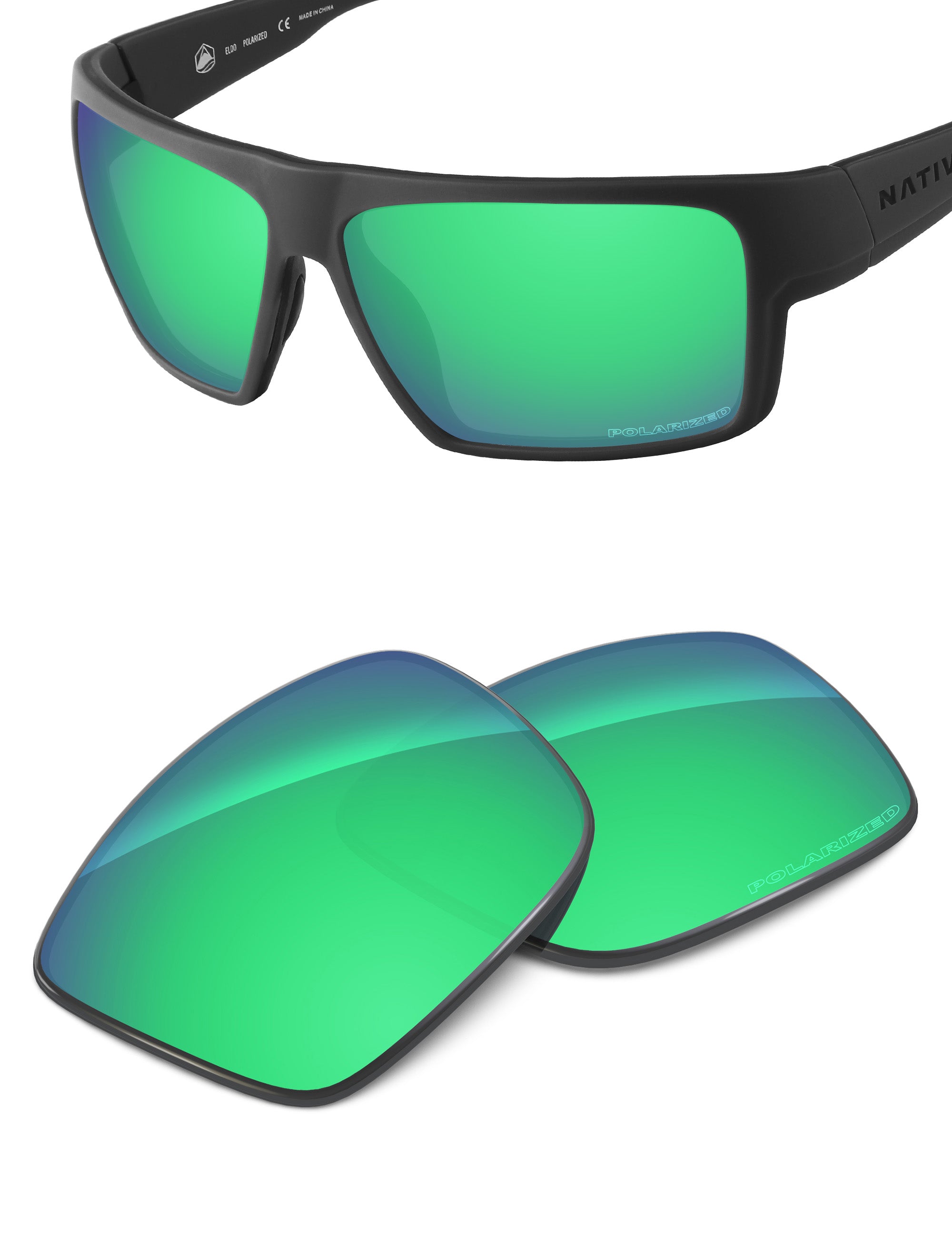 Emerald Green FlashMirror™-Polarized