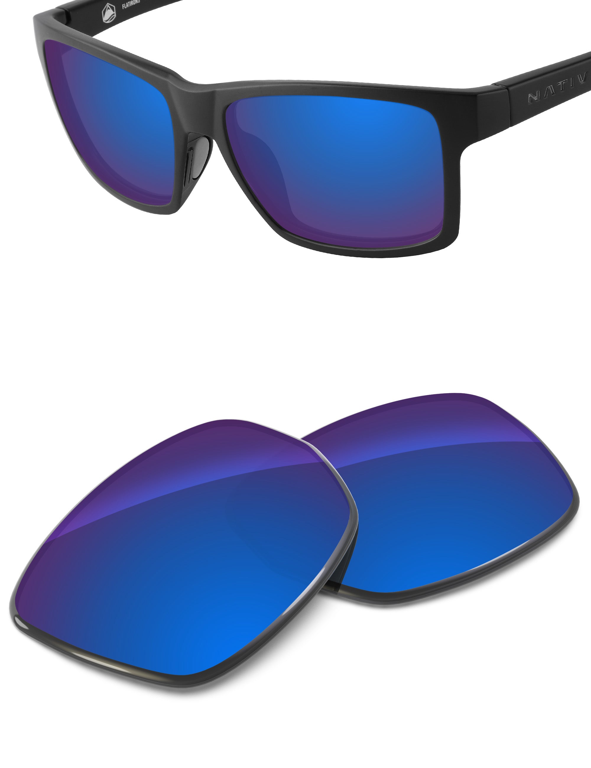 Sapphire Blue FlashMirror™-Non-Polarized