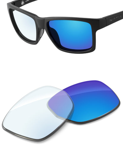 Sky Blue FlashMirror™ Photochromic-Non-Polarized