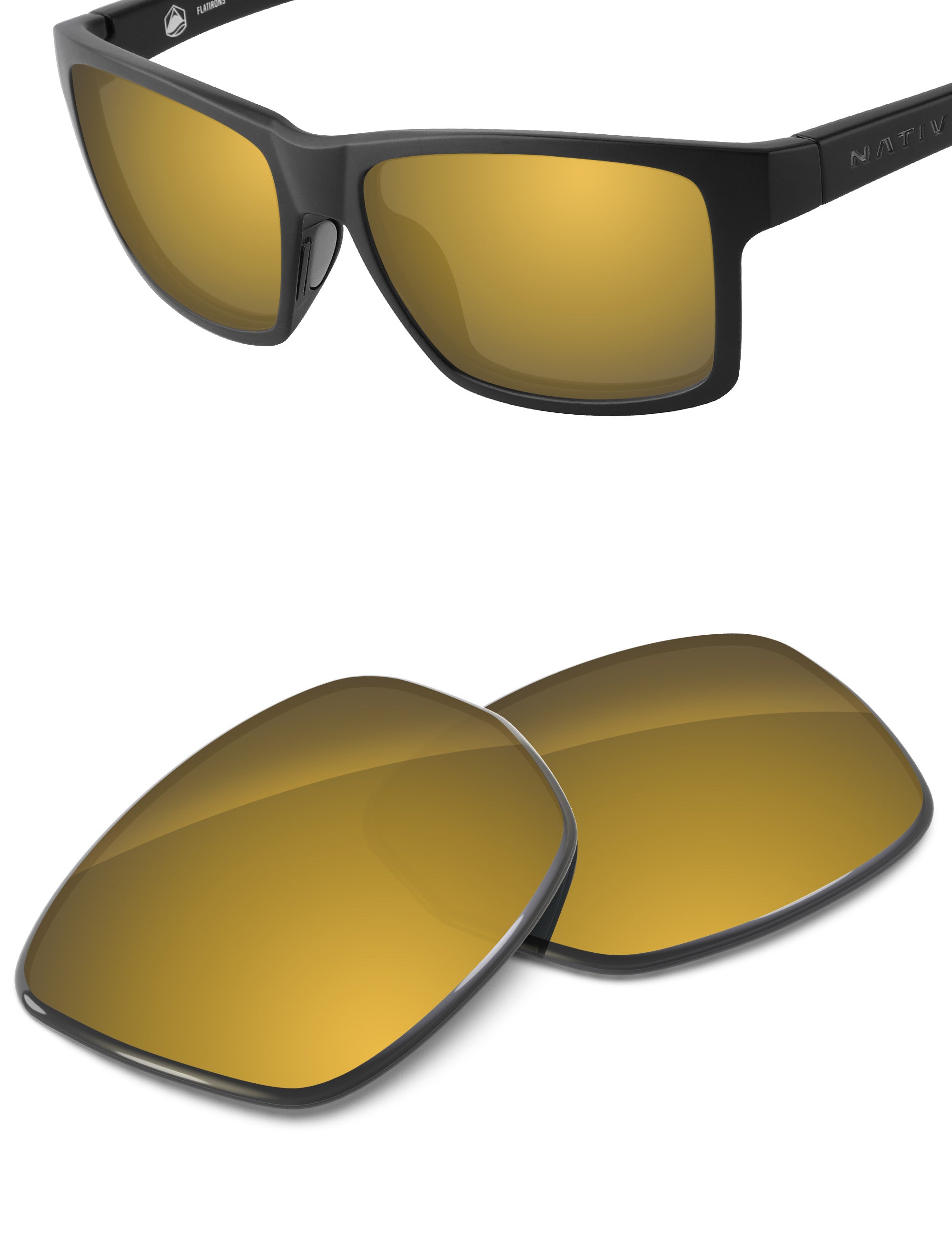 Tungsten Gold FlashMirror™-Non-Polarized