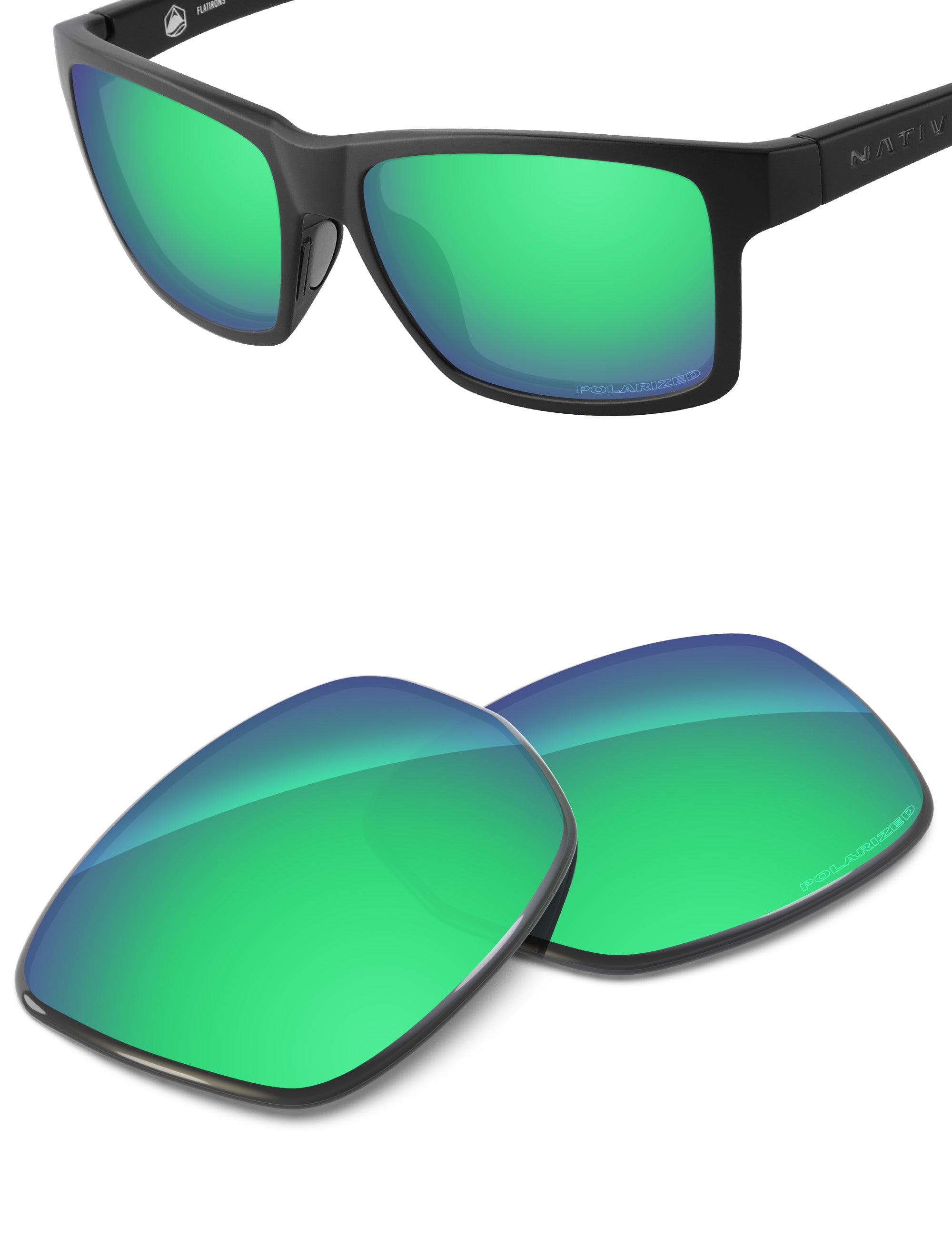 Emerald Green FlashMirror™-Polarized