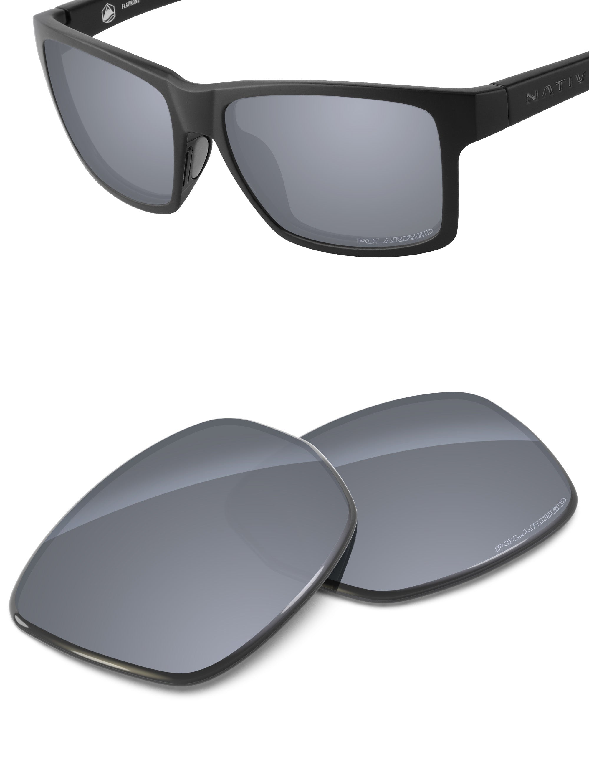 Silver Metallic FlashMirror™-Polarized