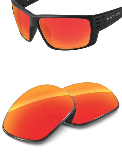 Fire Red FlashMirror™-Non-Polarized