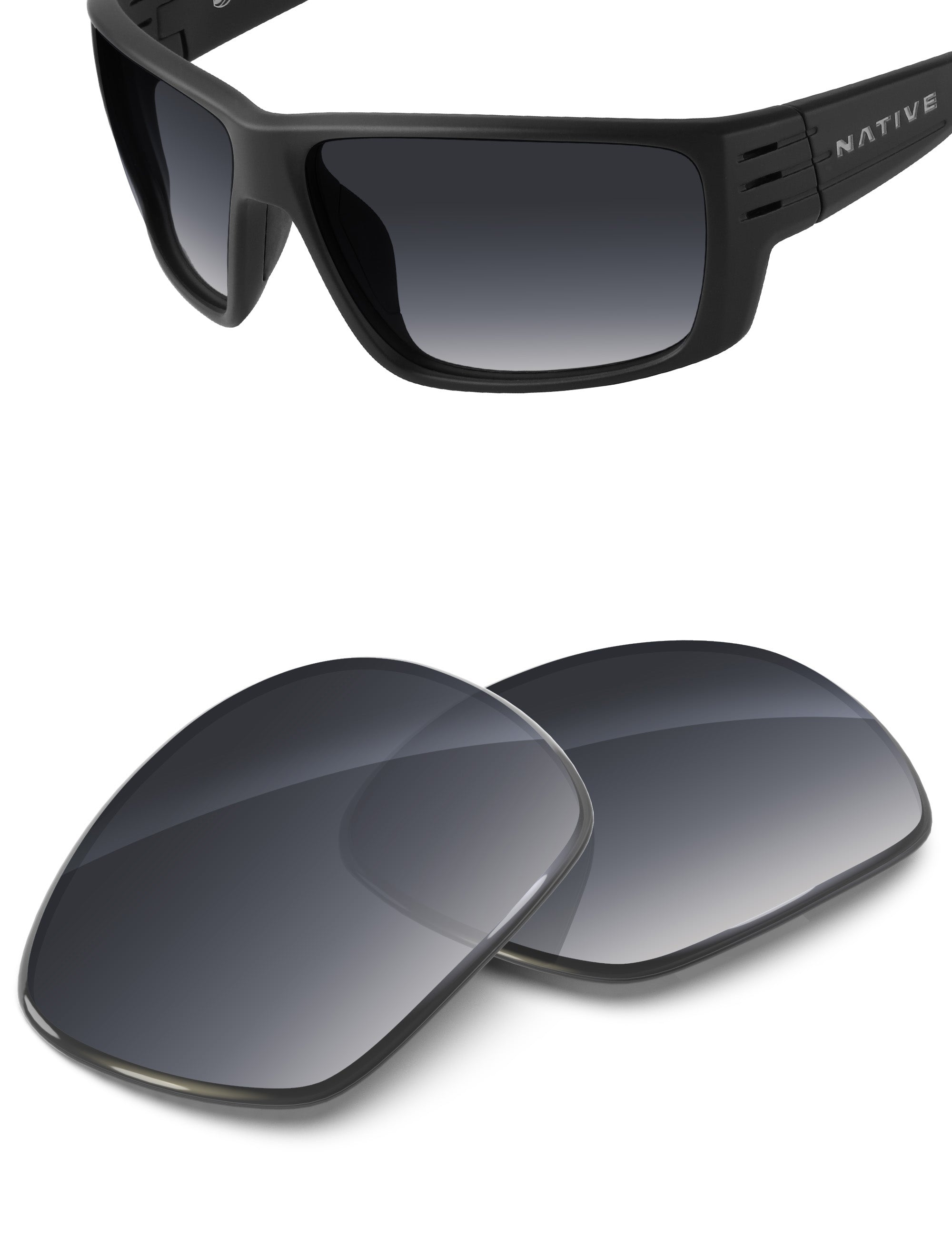 Gray Gradient-Non-Polarized