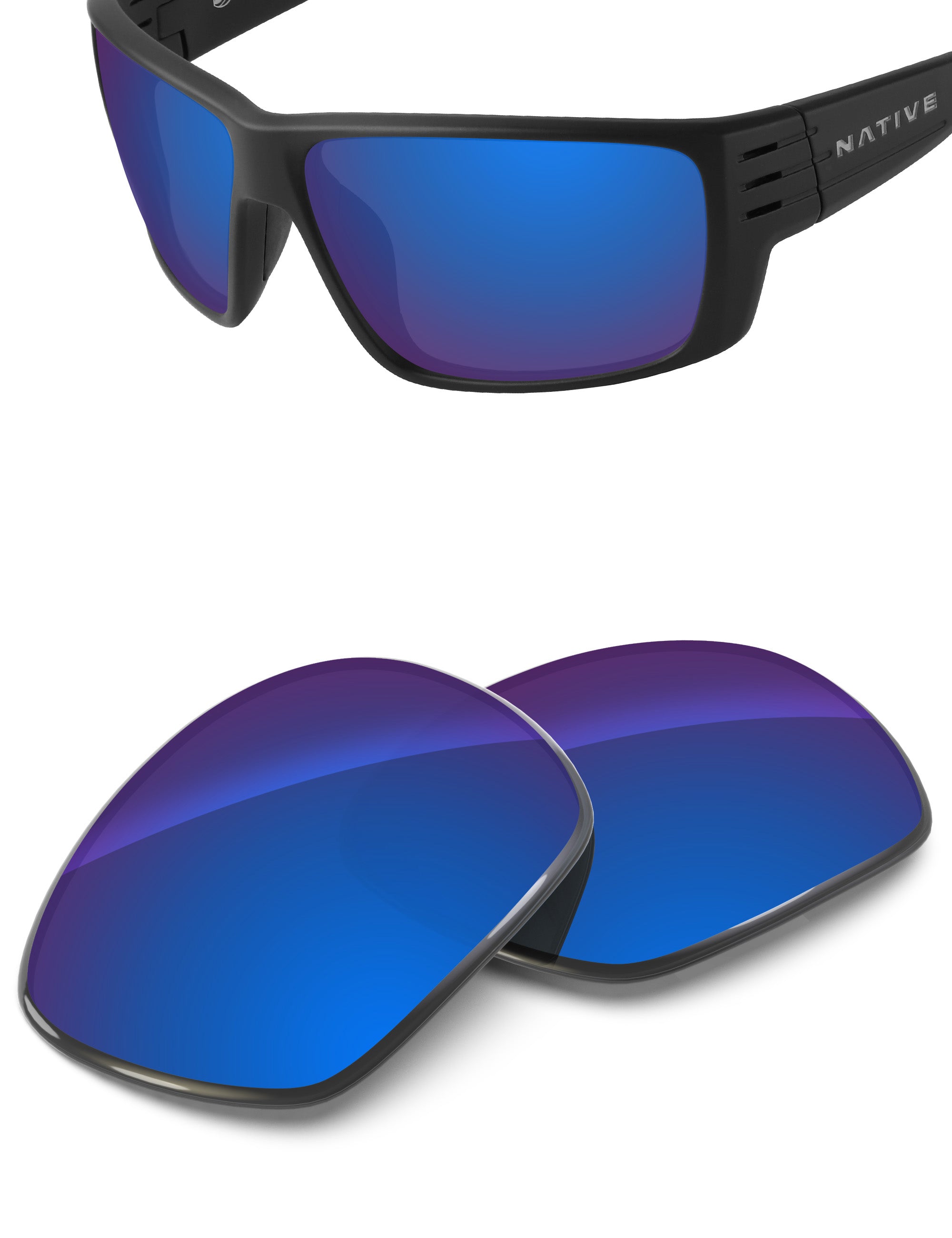 Sapphire Blue FlashMirror™-Non-Polarized