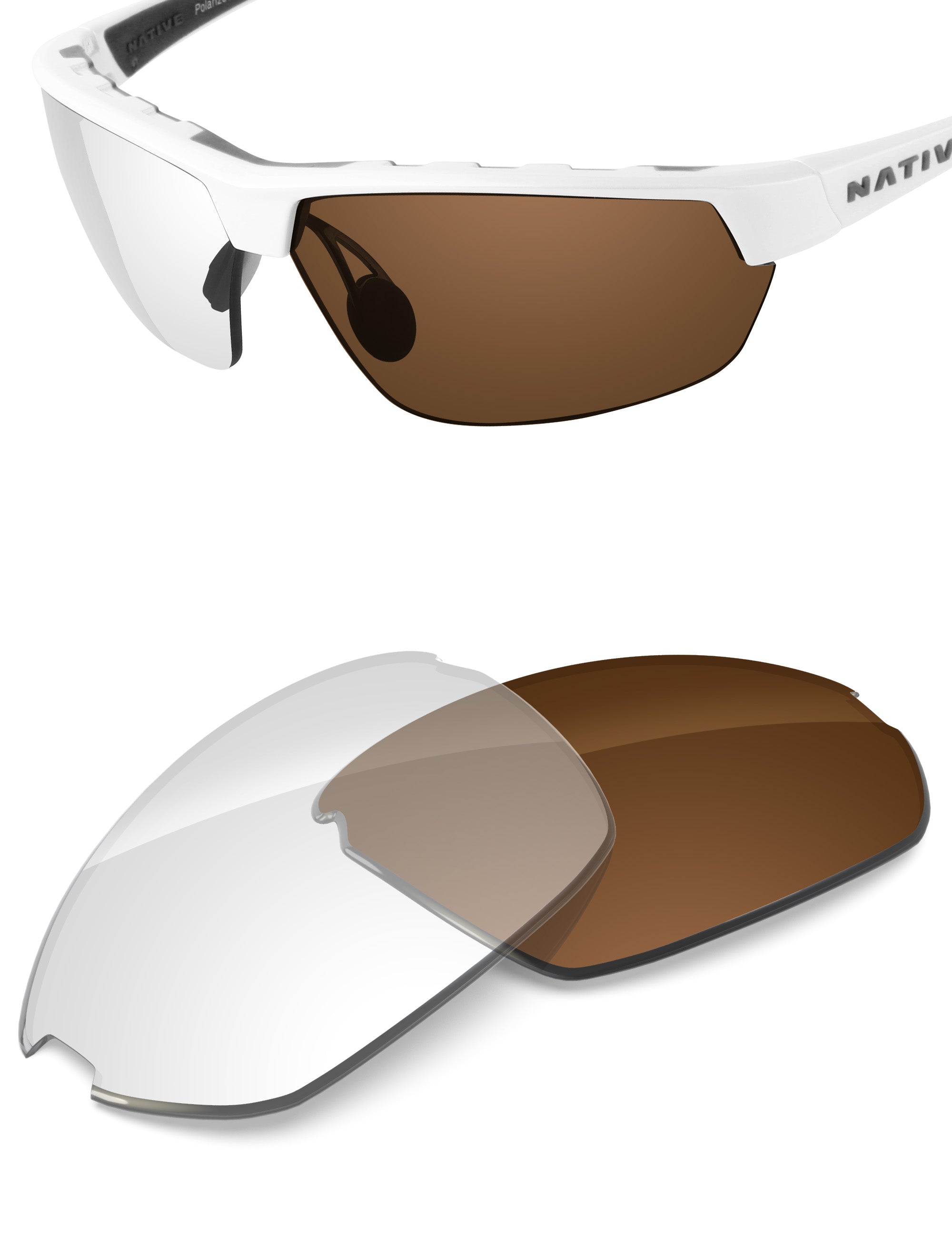 Adapt Brown Photochromic Blue Light Blocking-Non-Polarized