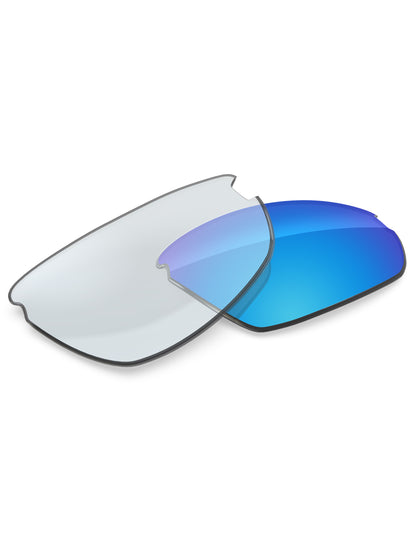 Sky Blue FlashMirror™ Photochromic-Non-Polarized
